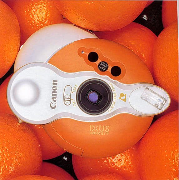 Canon Ixus Summer Concept 'Arancia' APS film camera, 2002