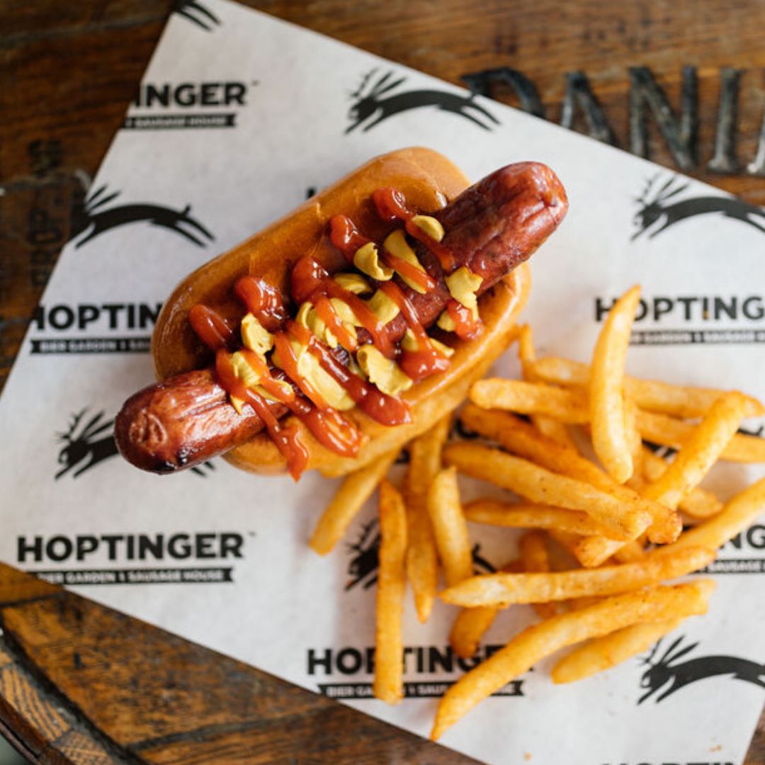 Hoptinger - Five Points - From our Lockdown Menu, Das Sausage! Choose ...