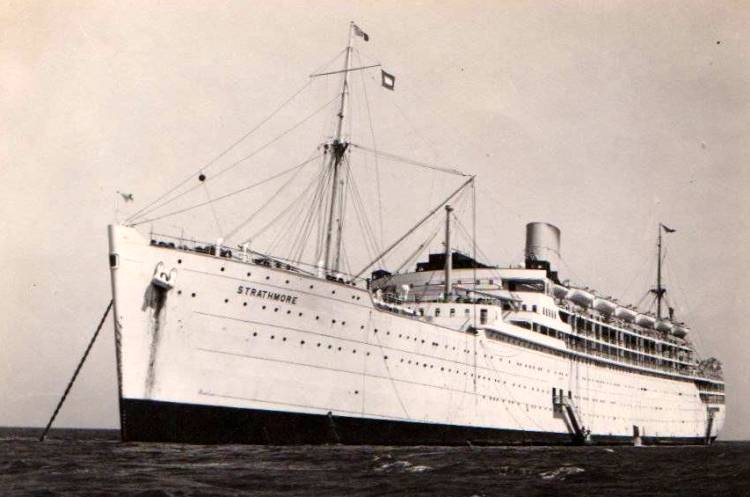 The Old P&O - Joining the ss Strathmore at Southampton on...