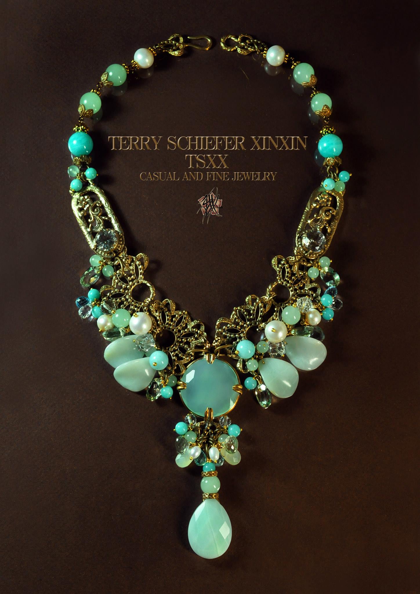 テリーシファーTSXX レッドルチルネックレス