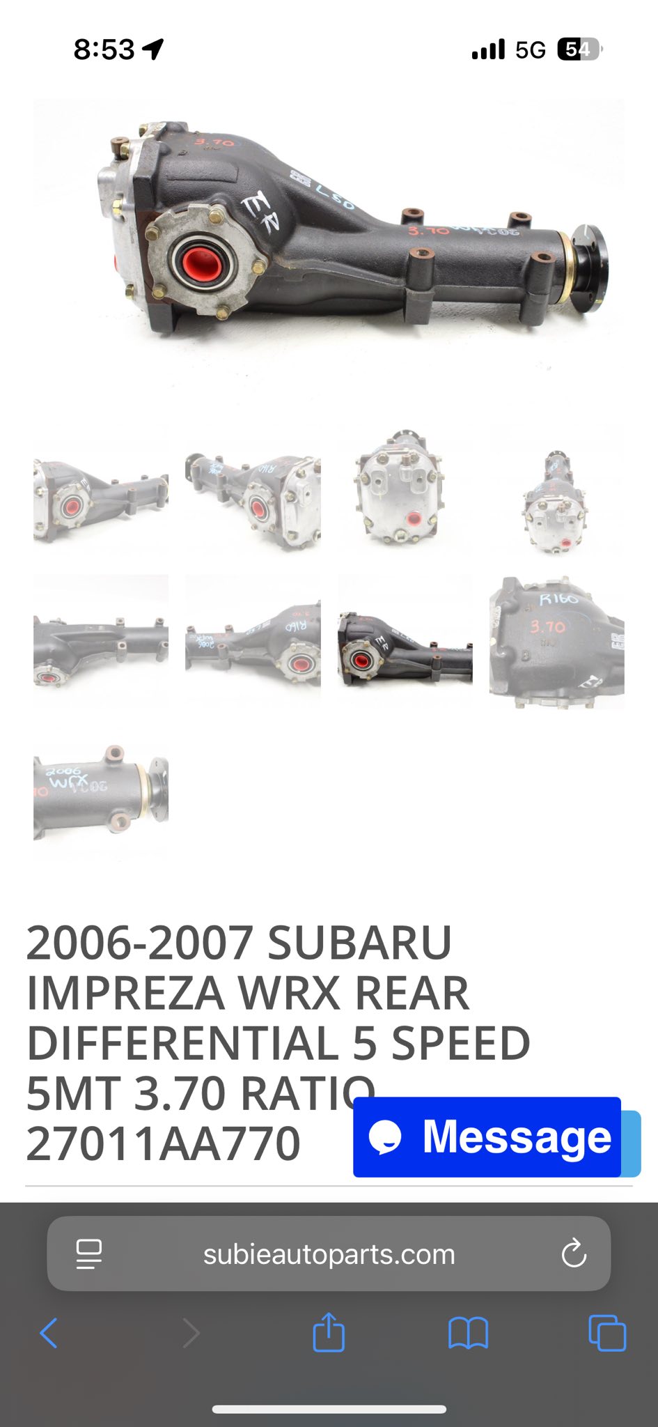 Subaru Mechanics | Well my last question got answered rear differential ...