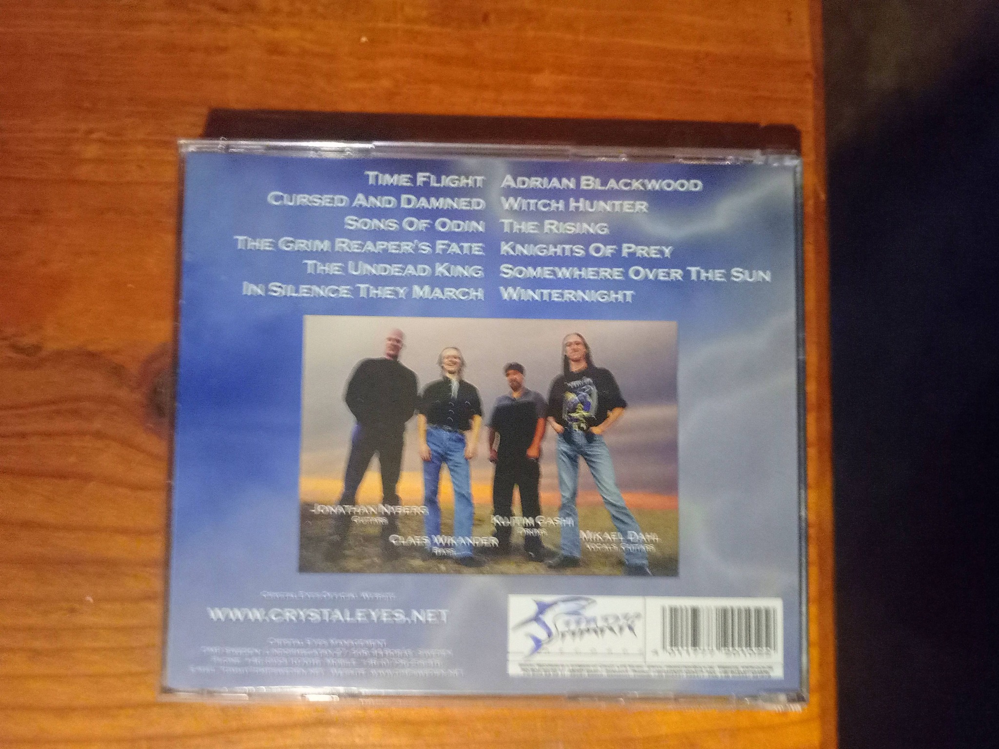 Crystal Eyes In Silence They March 2000 power metal album