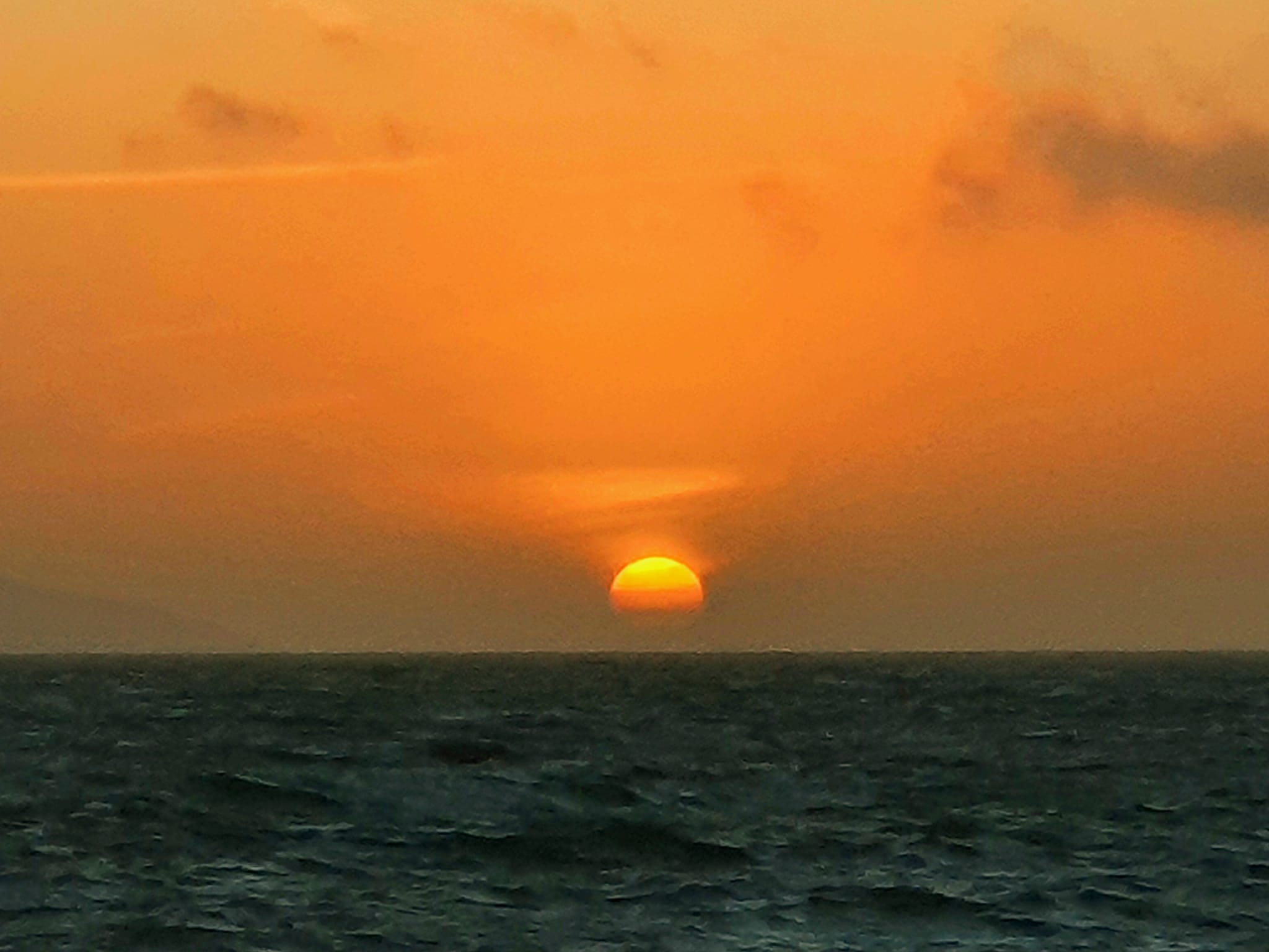 Watching sunset on Galway Bay in Ireland