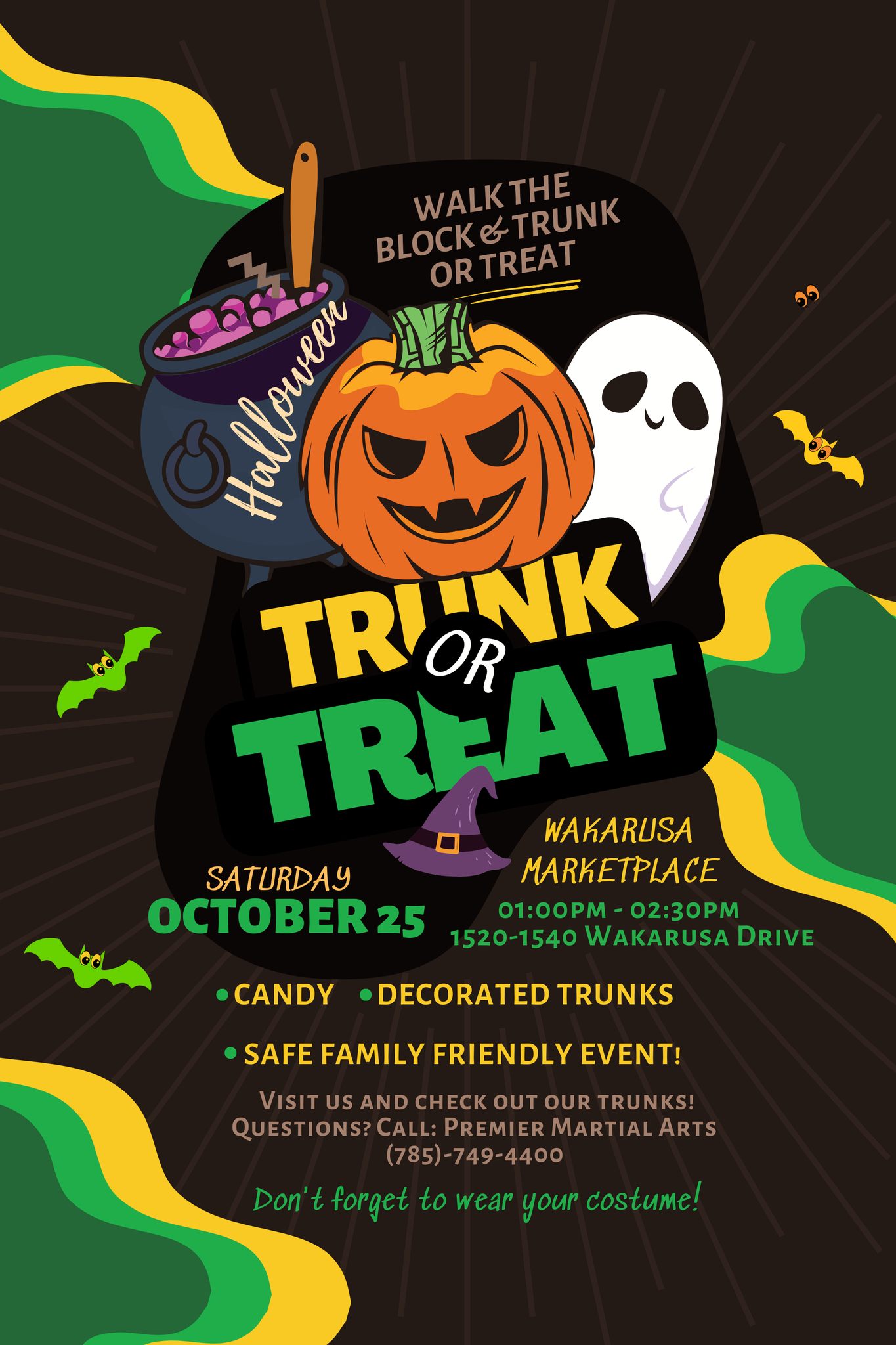 Premier Martial Arts Annual Trunk or Treat