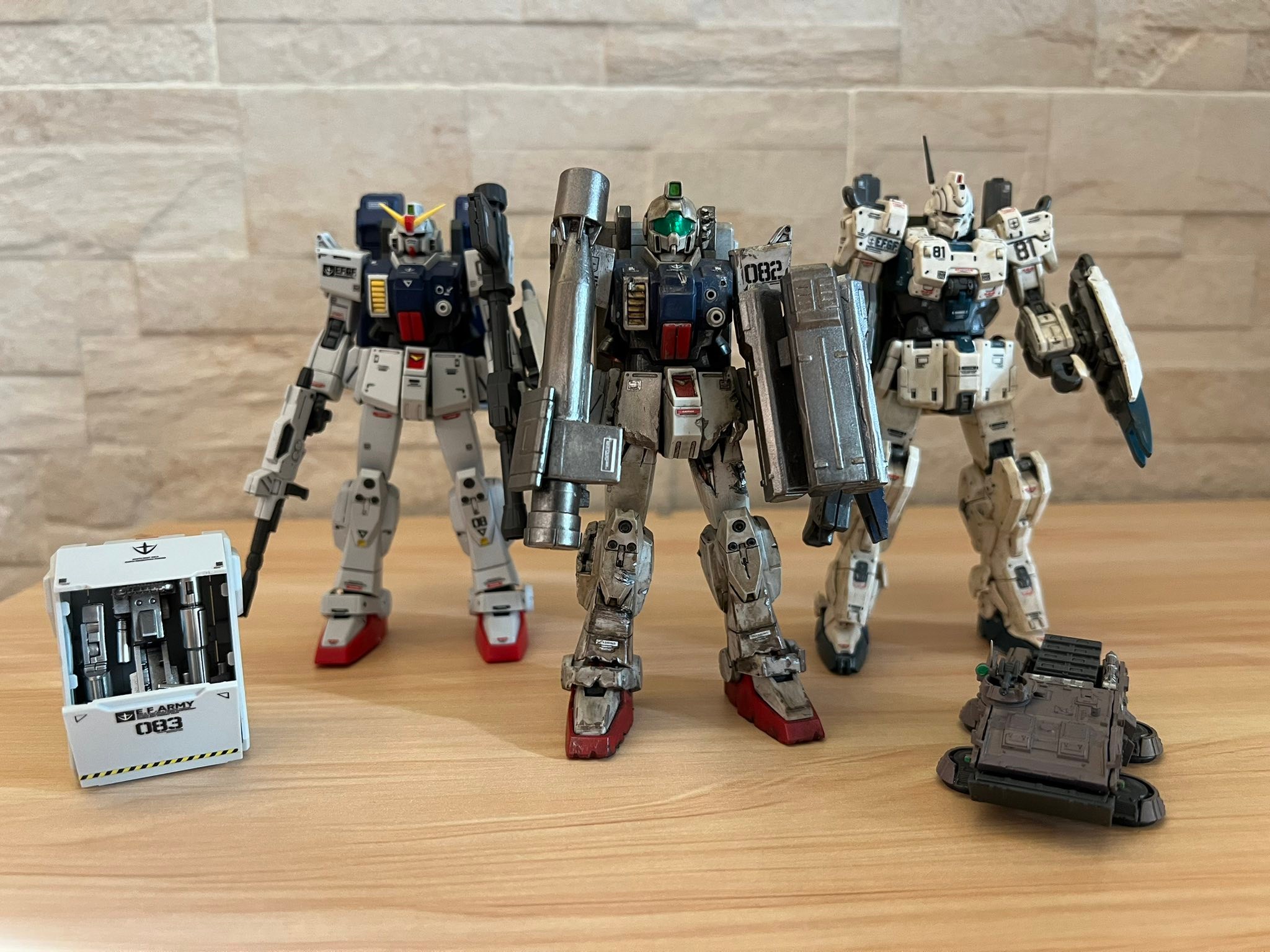 Ground type gundam diorama completion