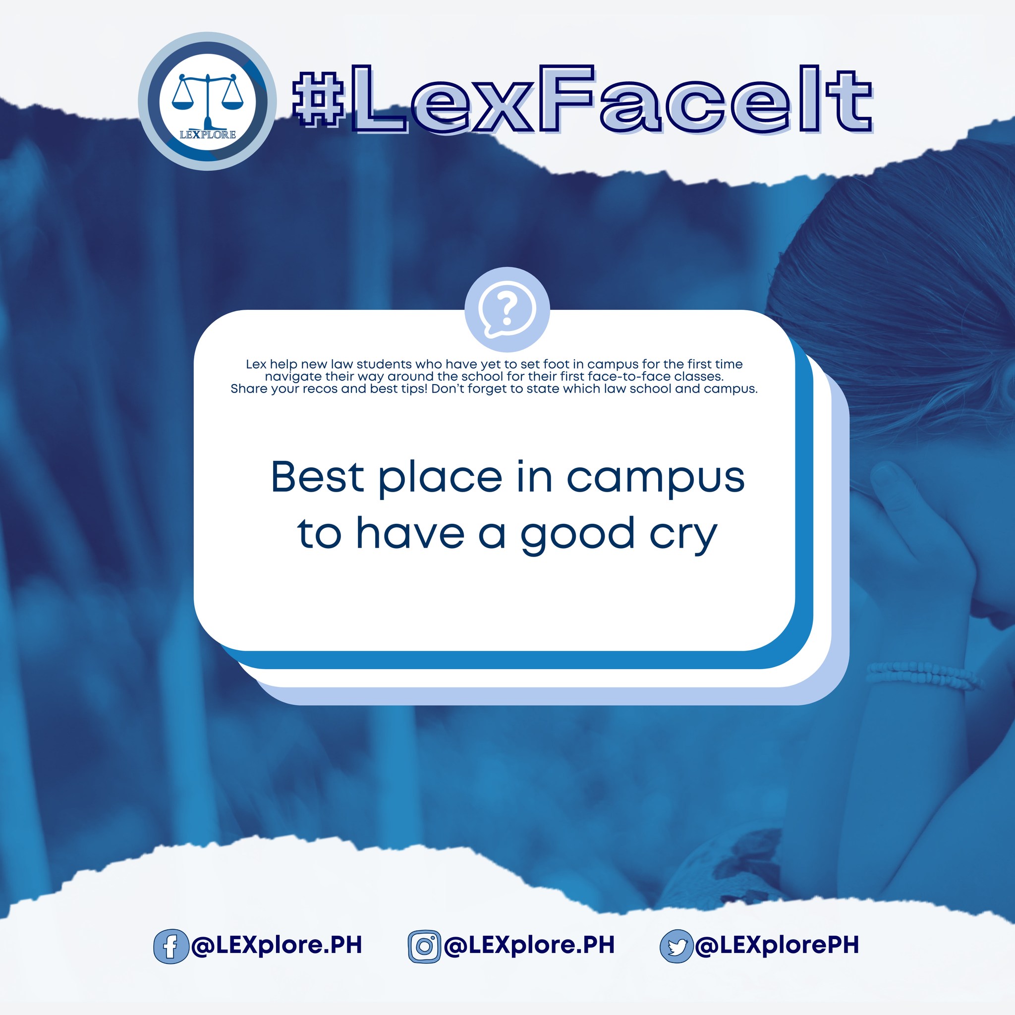 LEXplore - Lex face it! Hey, upperclass! Lex help new law students ...