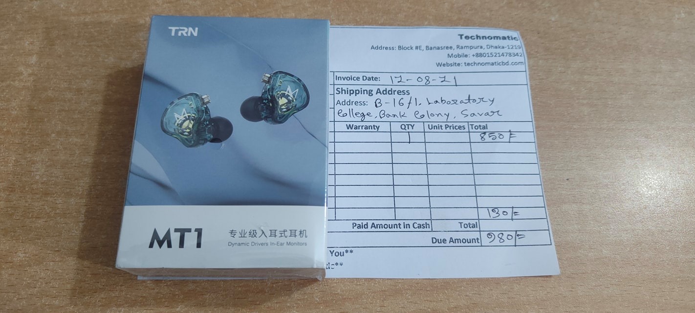 Technomatic - New Hype product বলে কথা। TRN Mt1 ধুমায়ে অর্ডার পরতেছে ...