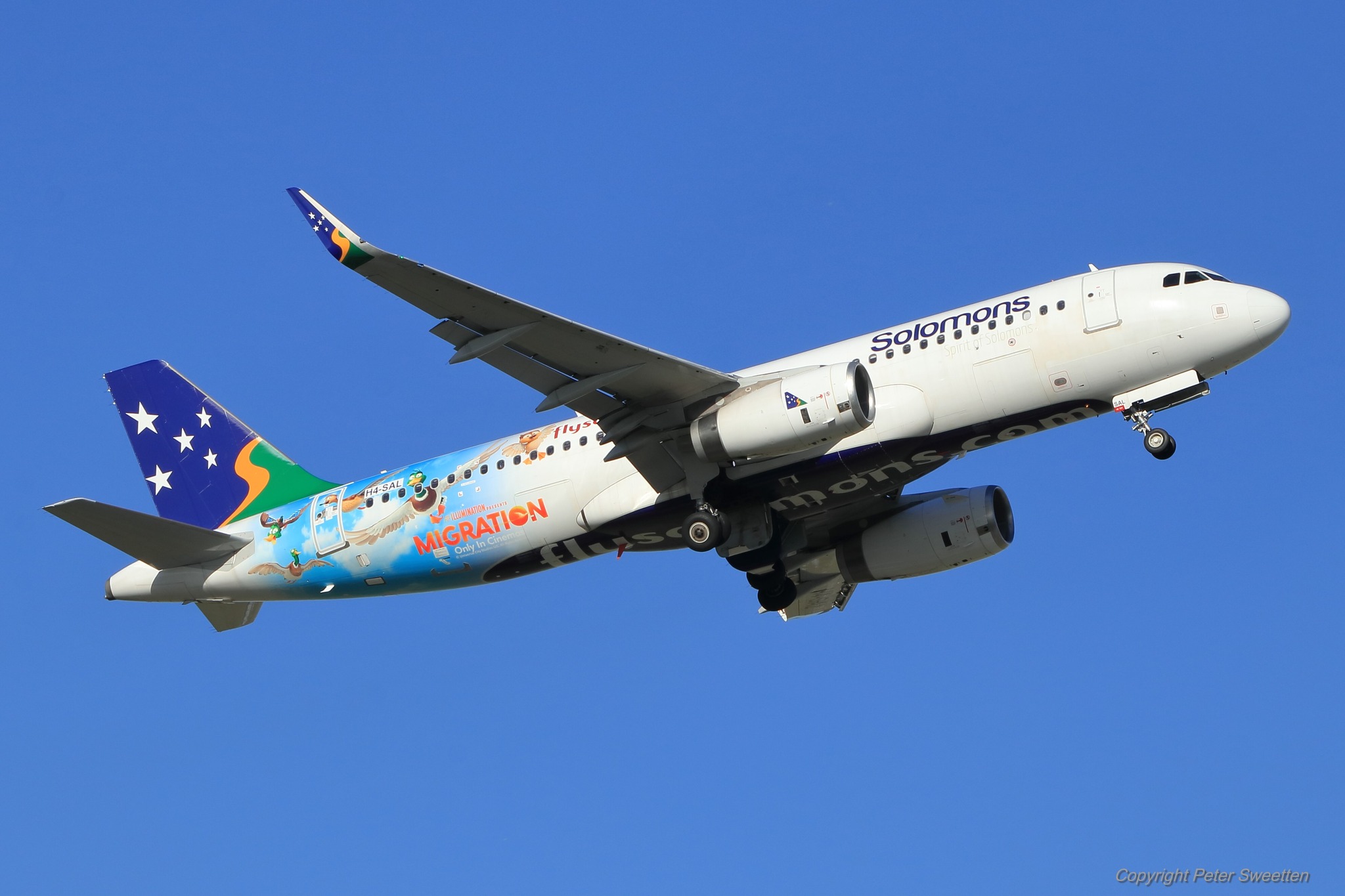 Air Vanuatu A320 departure from Melbourne