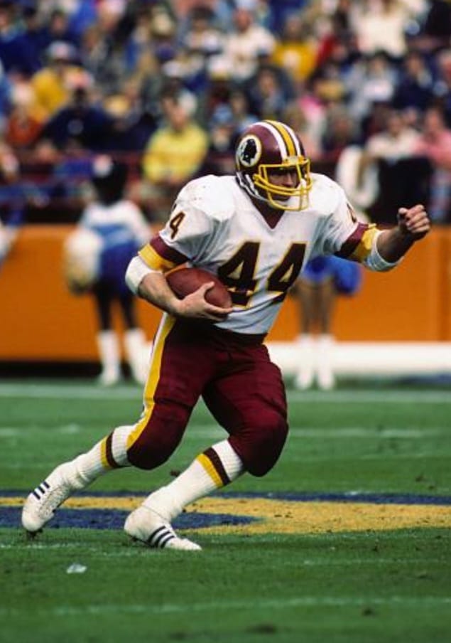 John Riggins - Redskins Legend | John Riggins is forced out of bounds ...