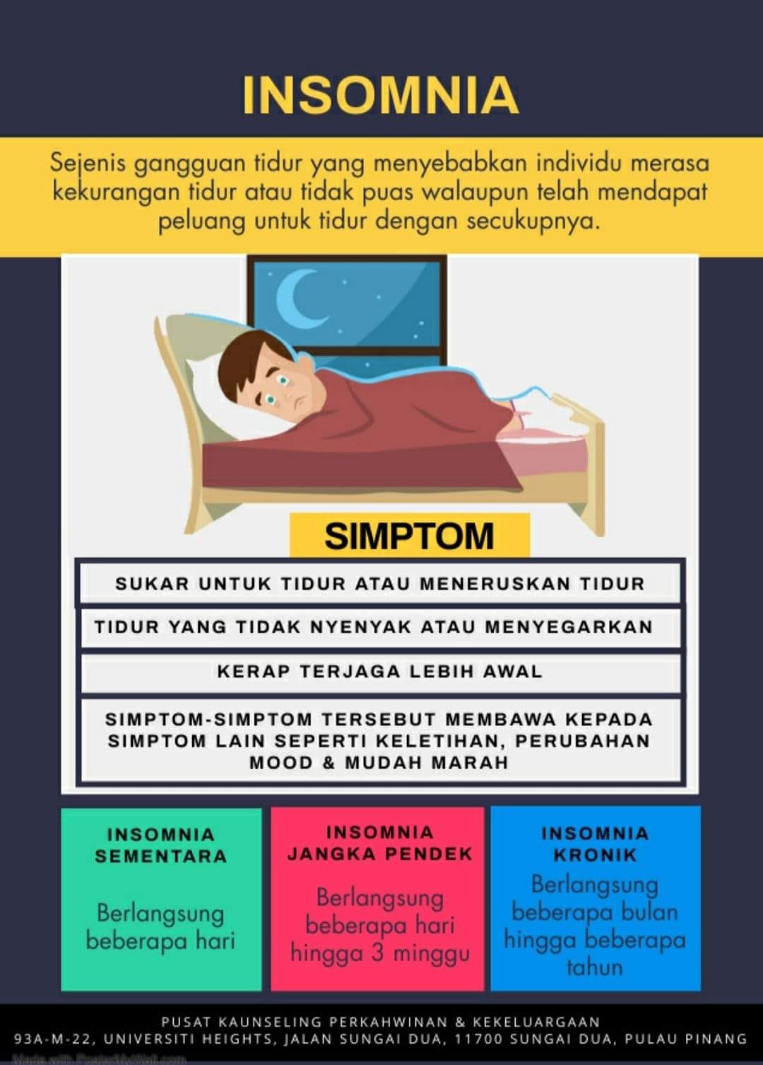 Dr Nur Azmina Kb Pa Tahukah Anda Apa Itu Insomnia Sila Like Share Facebook