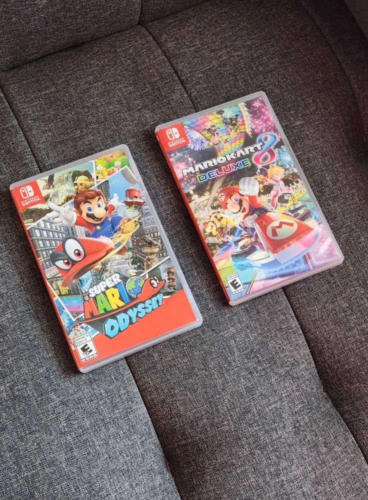 I got two one of my favorite mario games i played happy mario 10th