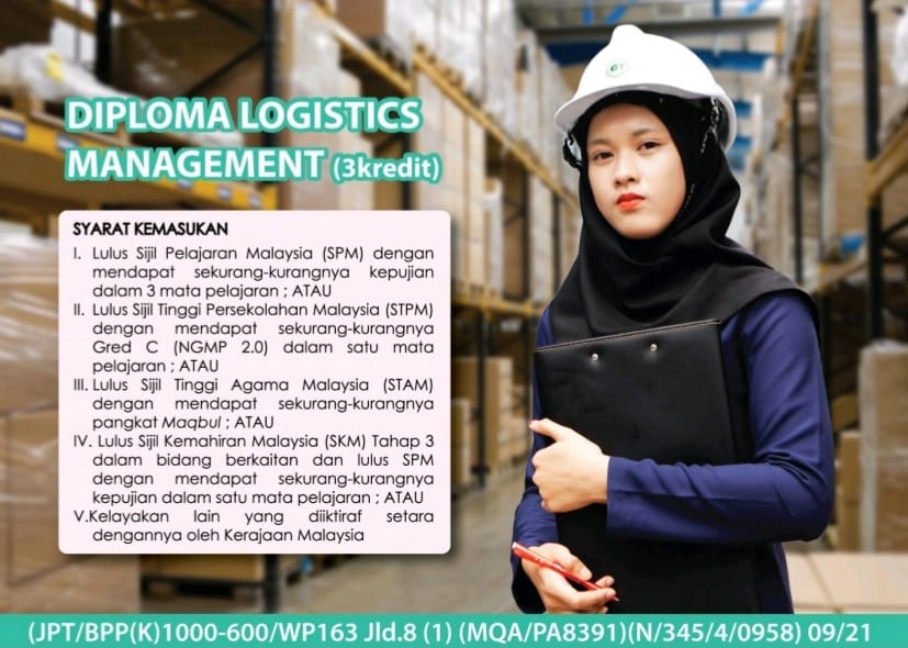 MAIWP - DIPLOMA PENGURUSAN LOGISTIK ======================= Logistik ...