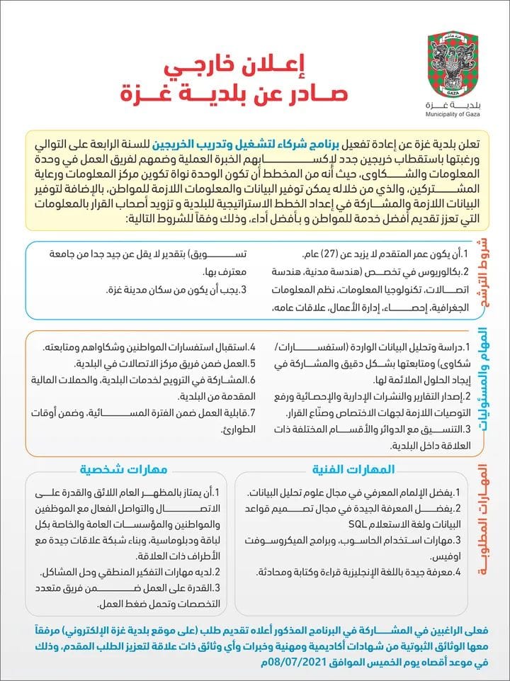 نقابة المهندسين فرع غزة פייסבוק