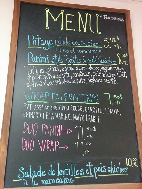 Menu de la semaine!... - Amarante, épicerie écologique | Facebook