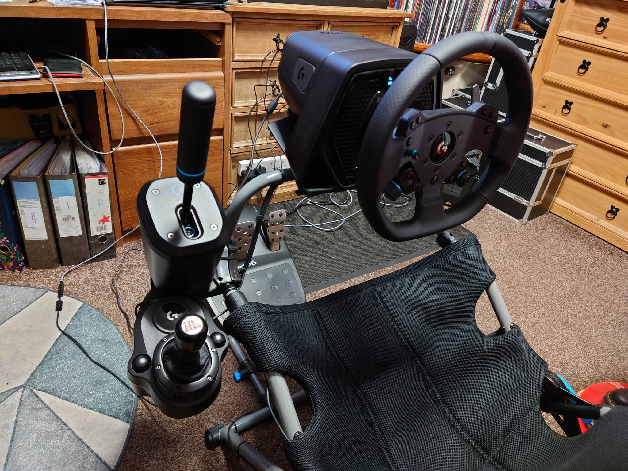 Thrustmaster T300 RS-GT setup with Playseat Challenge