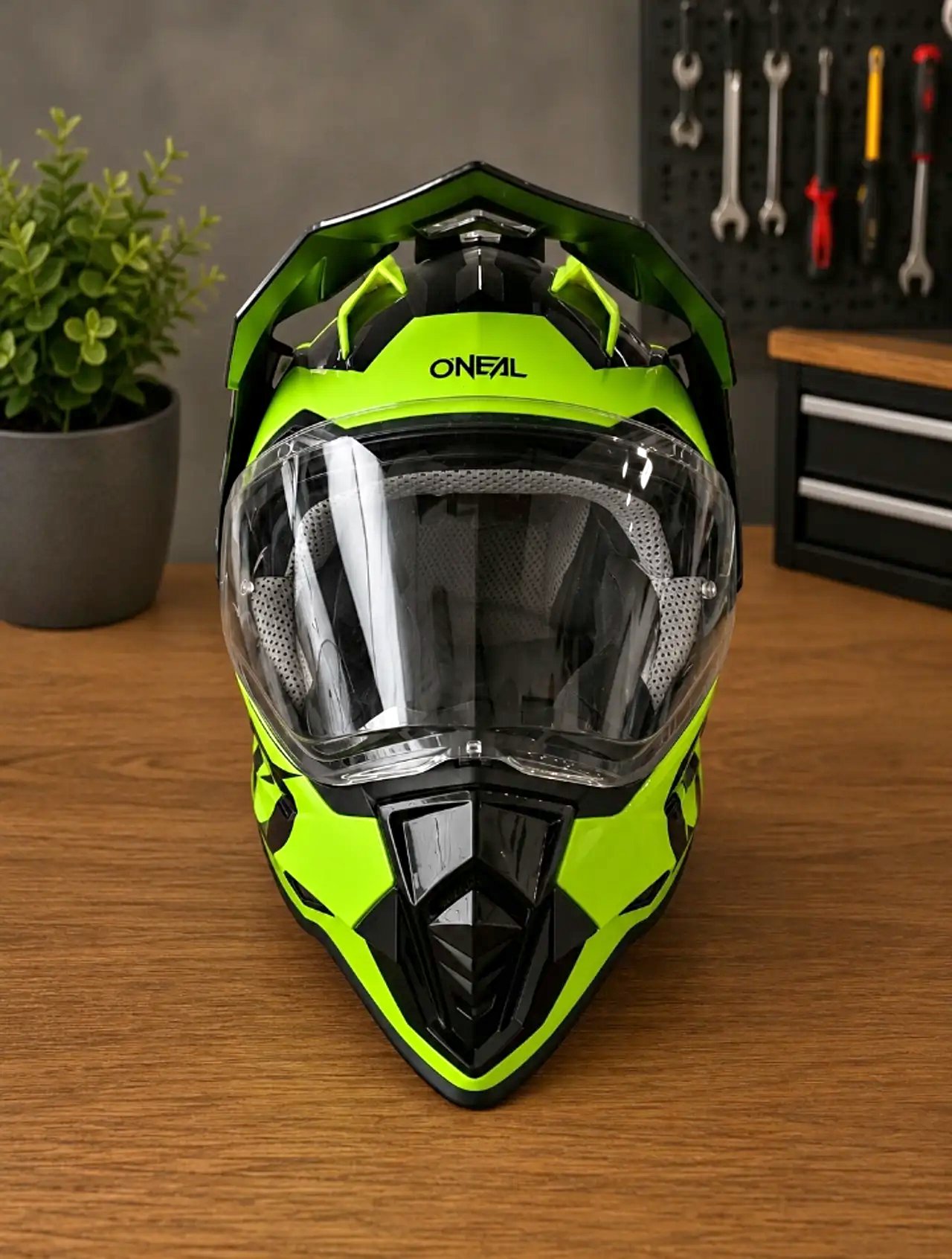 black and gray motorcycle helmet KYT KX-1 Race GP Full-Face Helmets Gifts From alpine expeditions to Color:3010-Tundra The Trekker boasts both