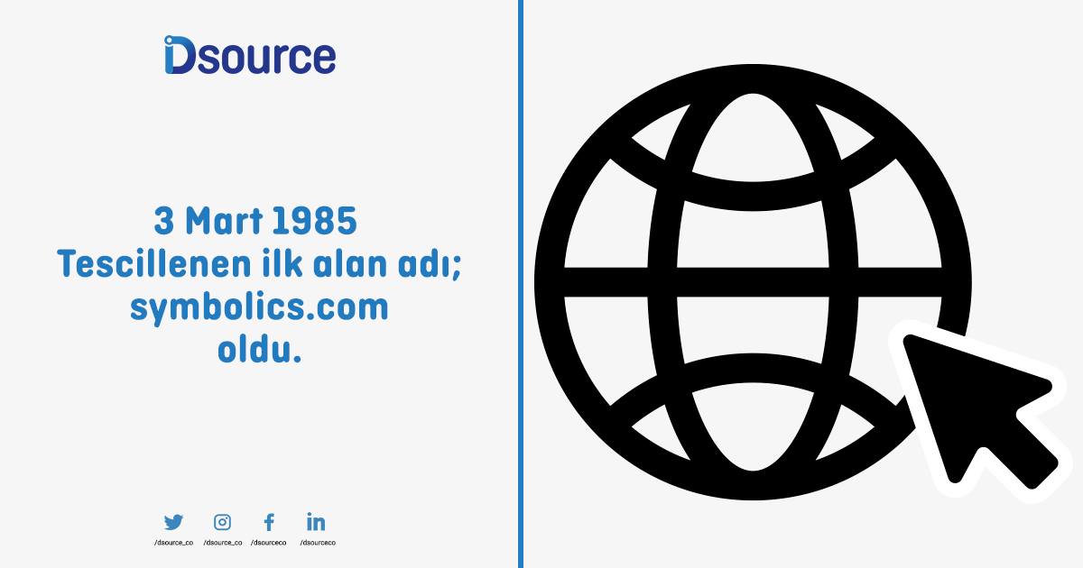 Dsource - 3 Mart 1985 yılında Dijitalleşen Dünyanın...