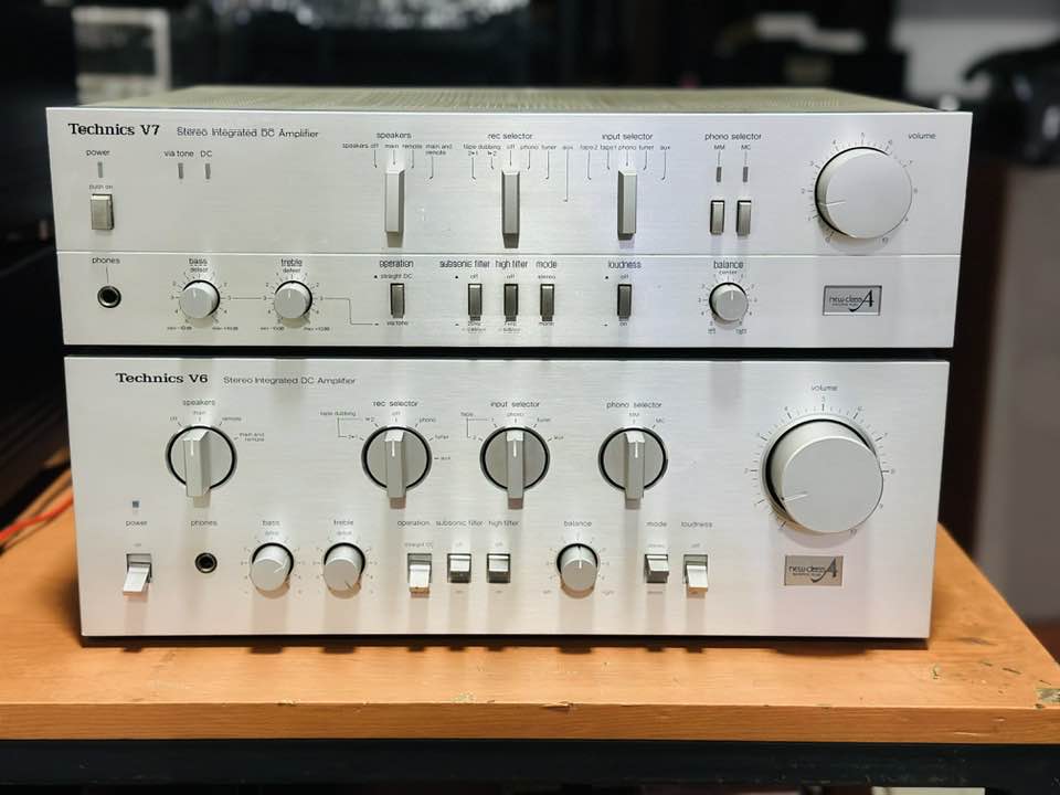 Technics テクニクス V7 Stereo Amplifier Technics V 7✓ Technics v 6✓ Stereo amplifier Imported from Japan