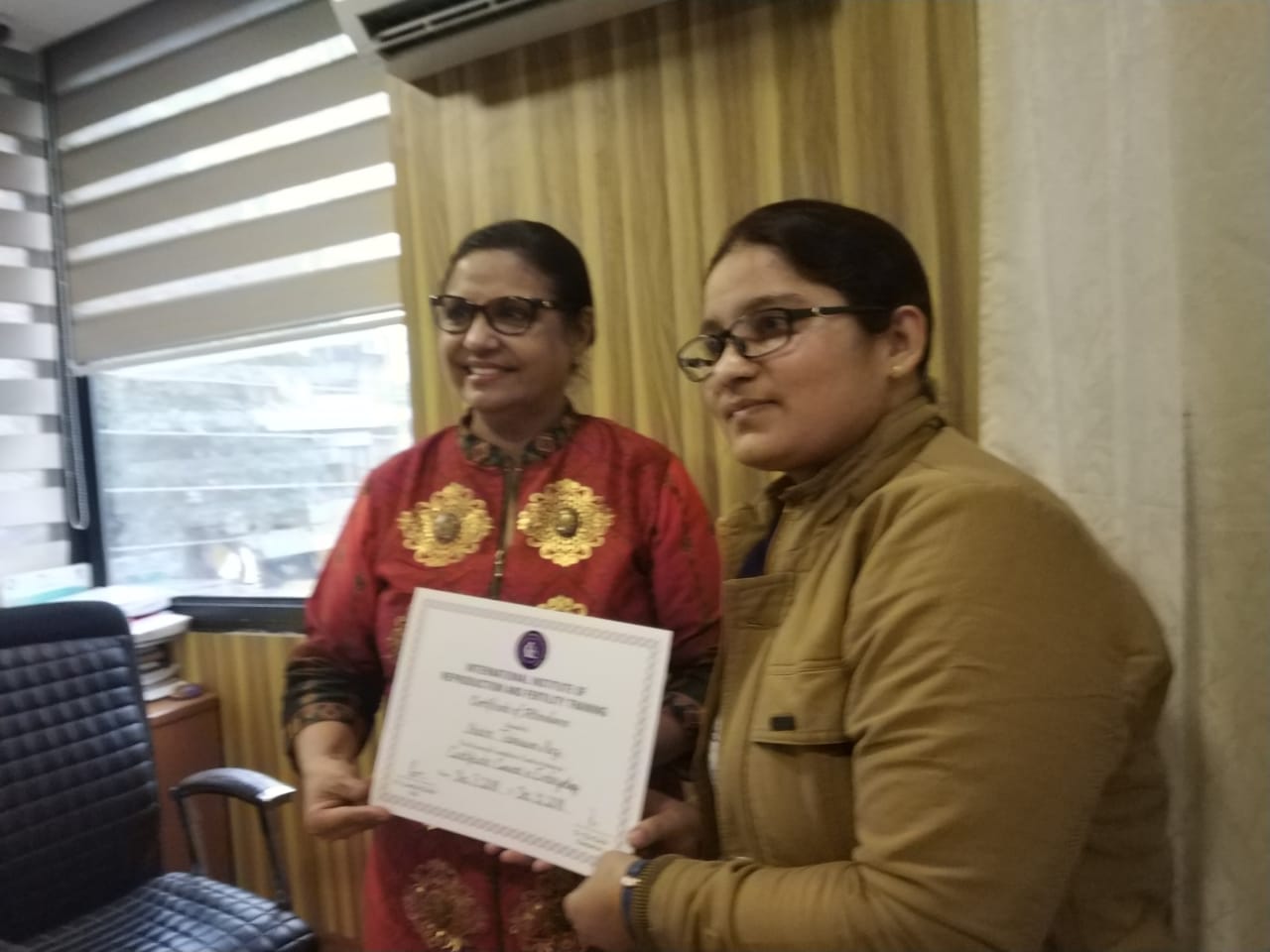 Our Fellow, Ms. Shahin Tabassum Naz from India who attend the ...
