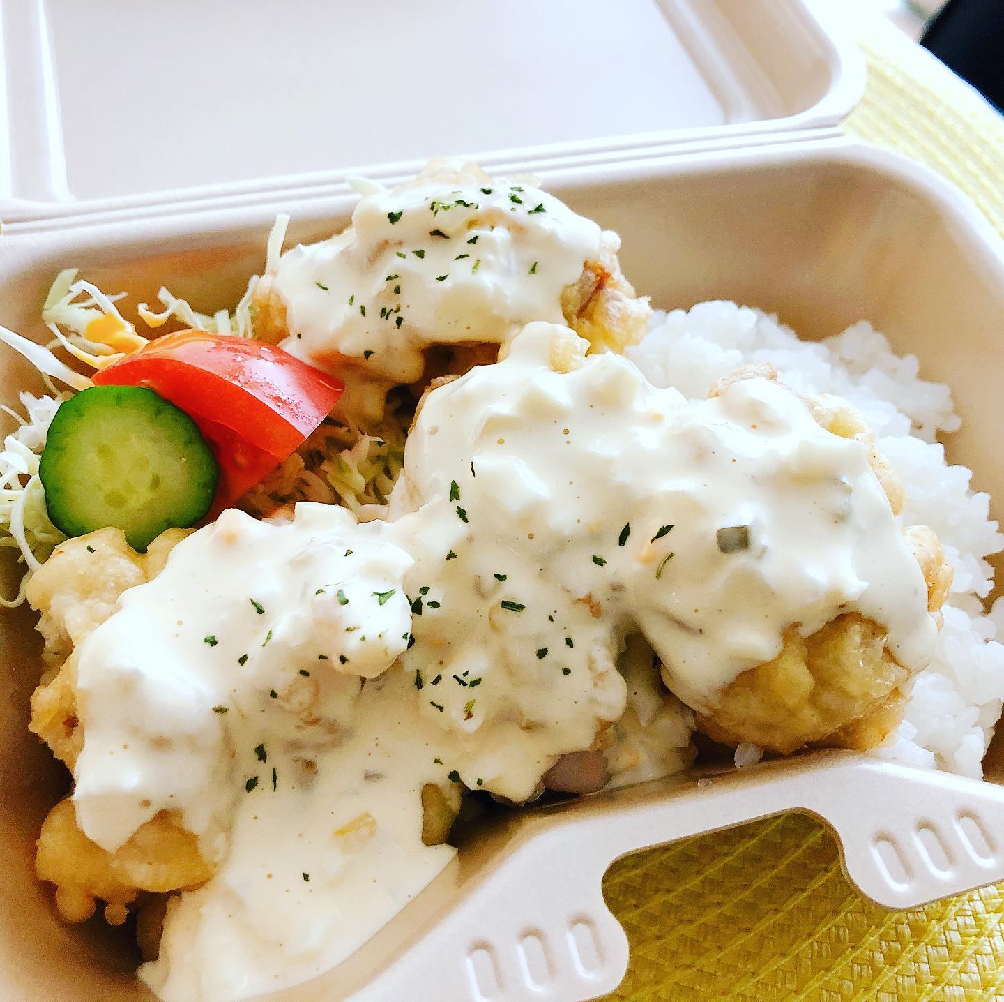 Seaside Kitchen Miu チキン南蛮 550円 テイクアウト 要予約 Instafood 洋食 ハンバーグ レストラン オードブル お弁当 テイクアウト 和牛 宮崎牛 福津市 デミグラスソース オムライス パスタ ドリア 福津グルメ 福津ランチ 福間 福岡 宮地嶽神社