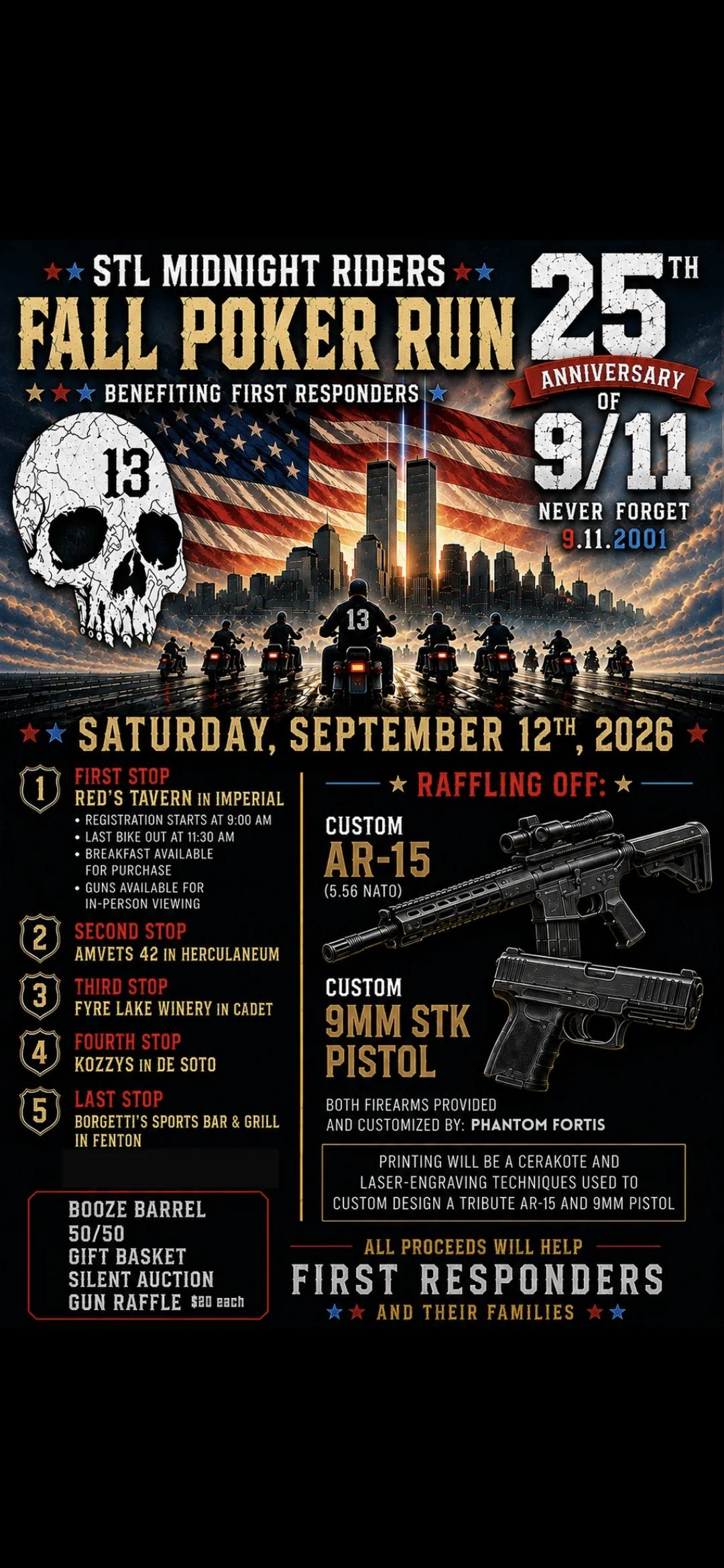 Stl Midnight Riders fall poker run