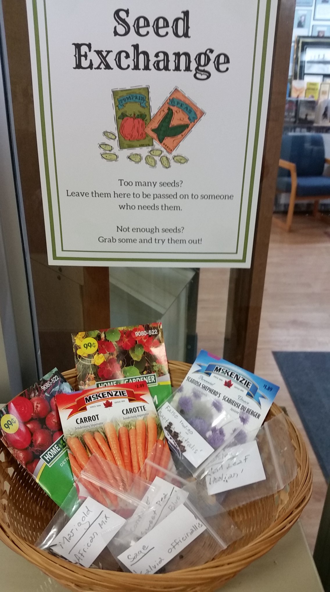 Augusta Township Public Library - Our Seed Exchange is back! If you ...