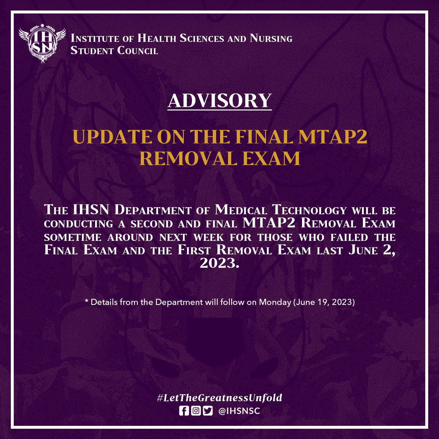 After several meetings... - FEU Medical Technology Society | Facebook