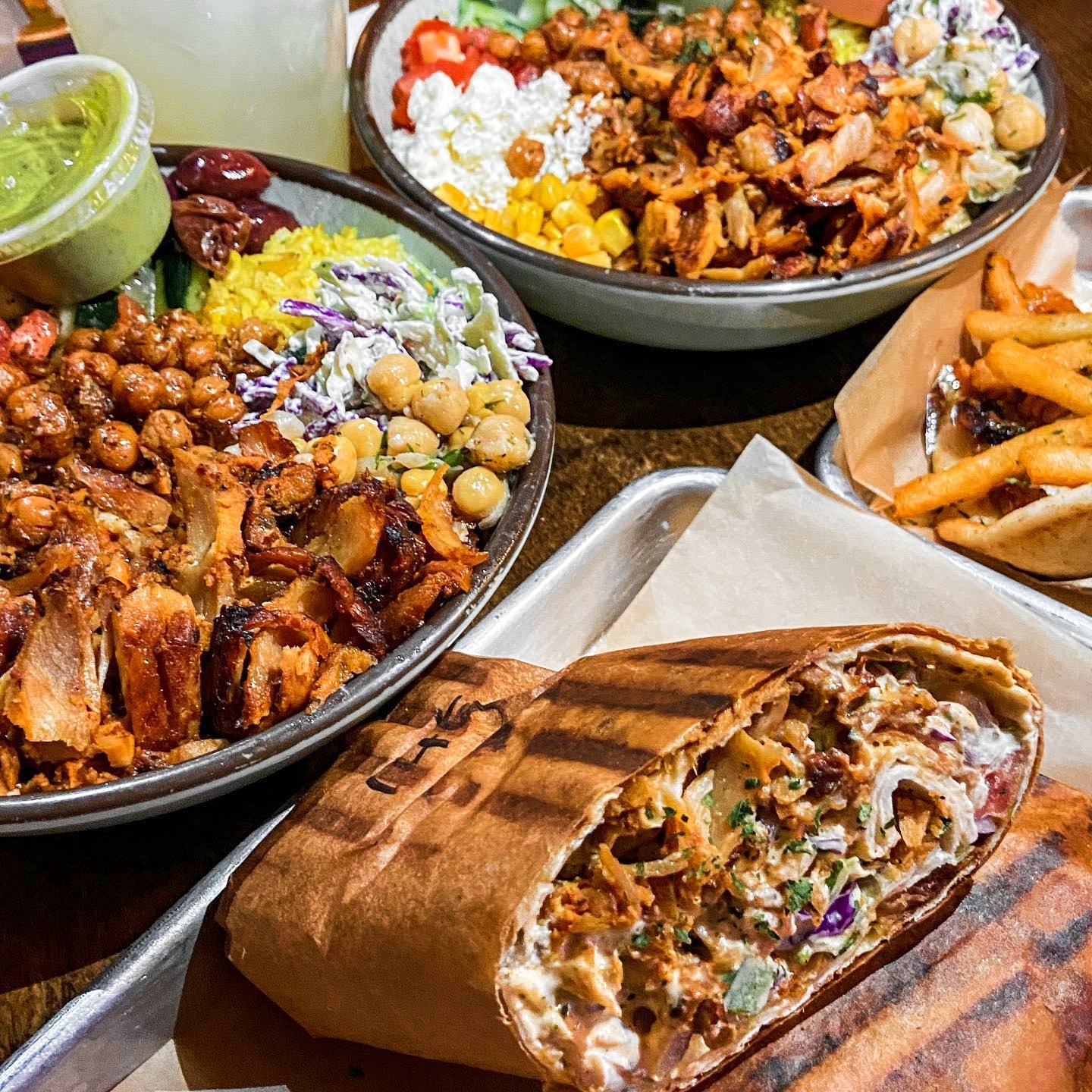 Spitz - 🍽️ : Street Cart Doner Wrap, 2 Remix Bowl & Street Greek Gyro ...