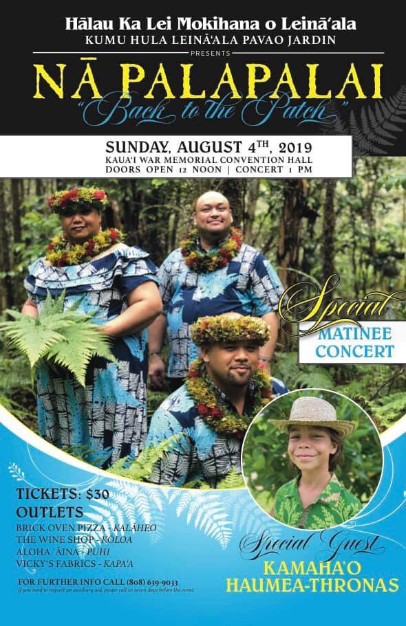 Kuana Torres Kahele The Kid Can Sing We Are Excited To Announce Our Very Special Guest Kamaha O Haumea Thronas For Our Sunday August 4th Kauai Concert Me Keao And Kapulanakehau Were All