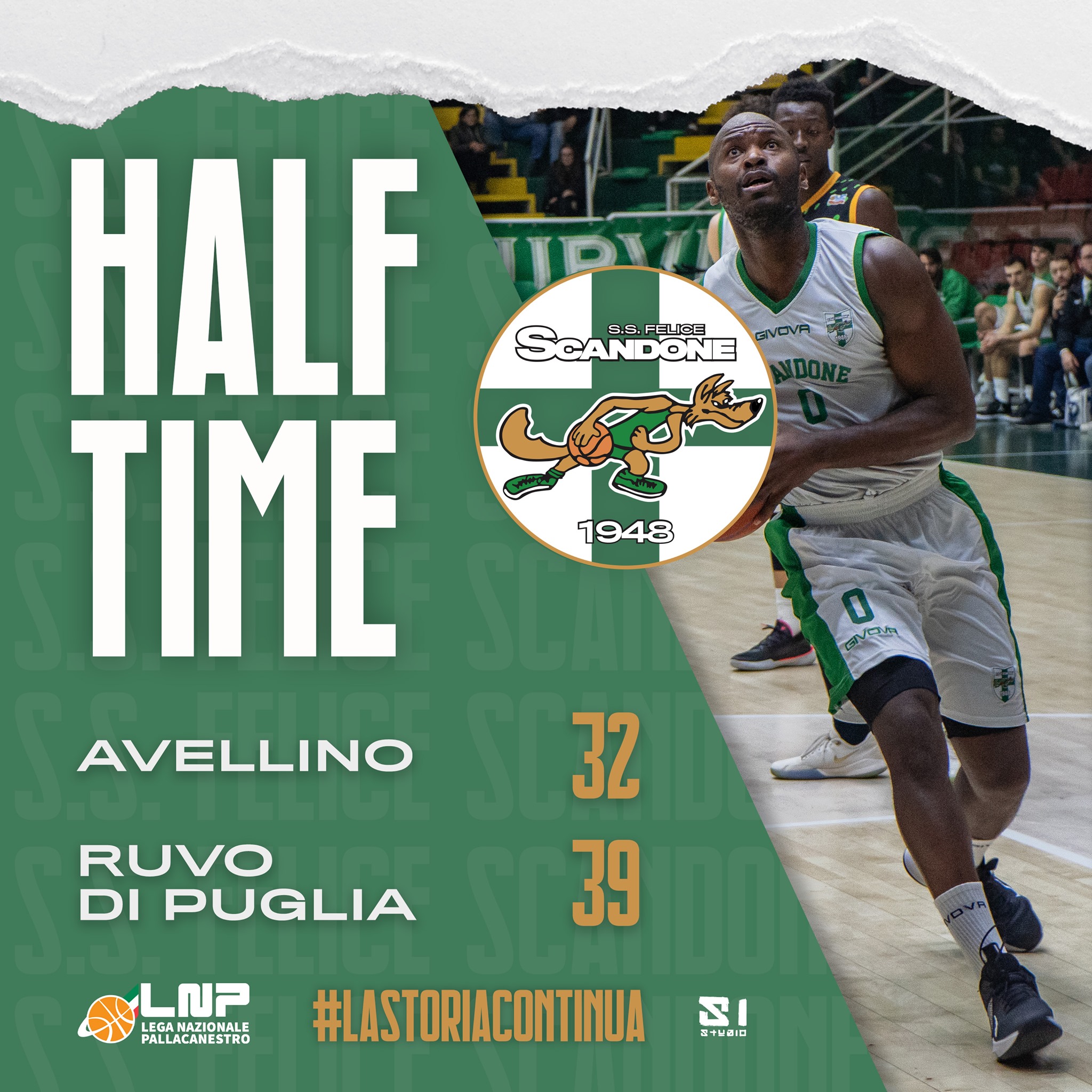 S.S.Felice - 🏀 HALF TIME‼ 3️⃣2️⃣ Scandone Avellino 3️⃣9️⃣ Tecno Switch ...