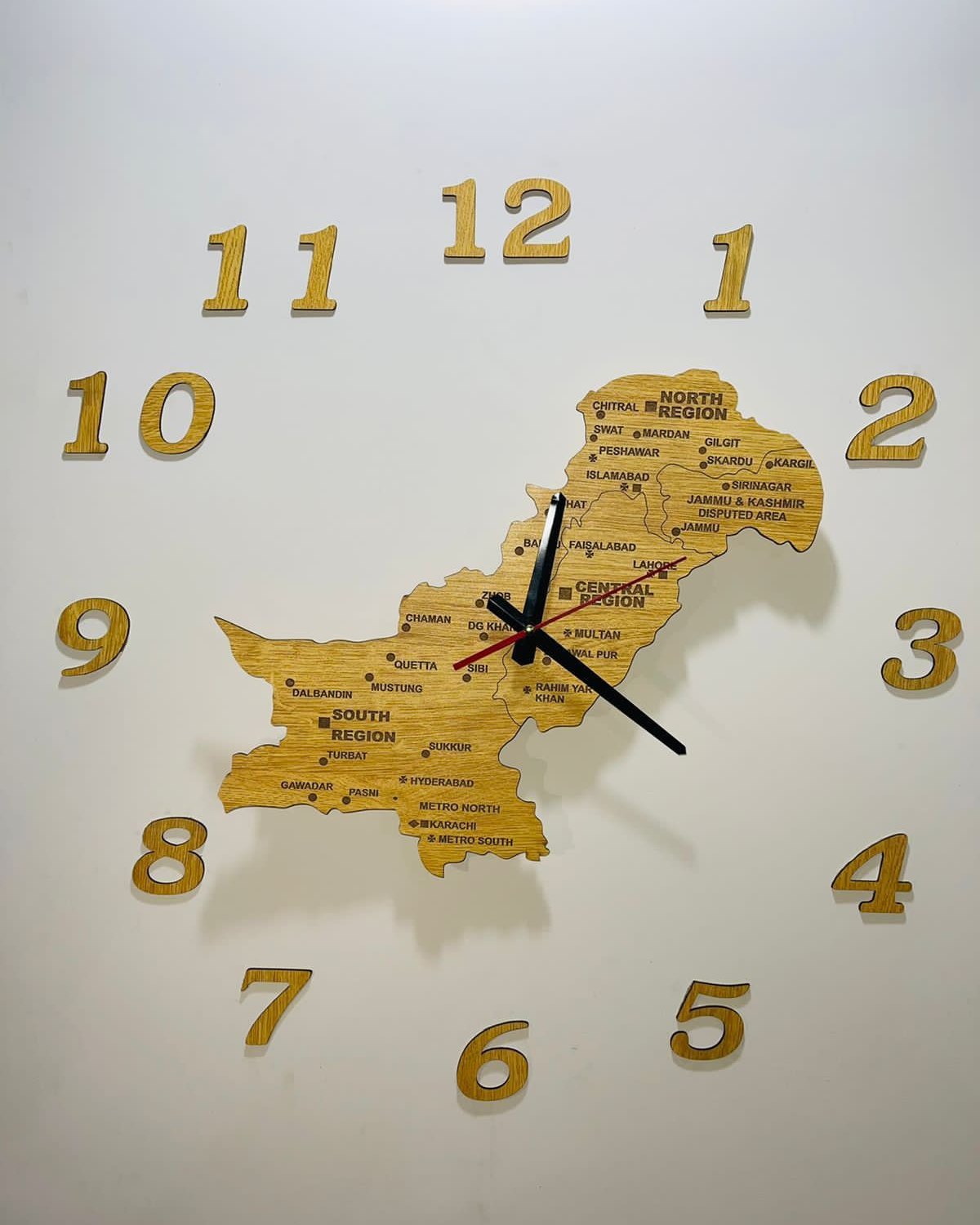Customize Store - Wooden Pakistan Map wall clock....with... | Facebook