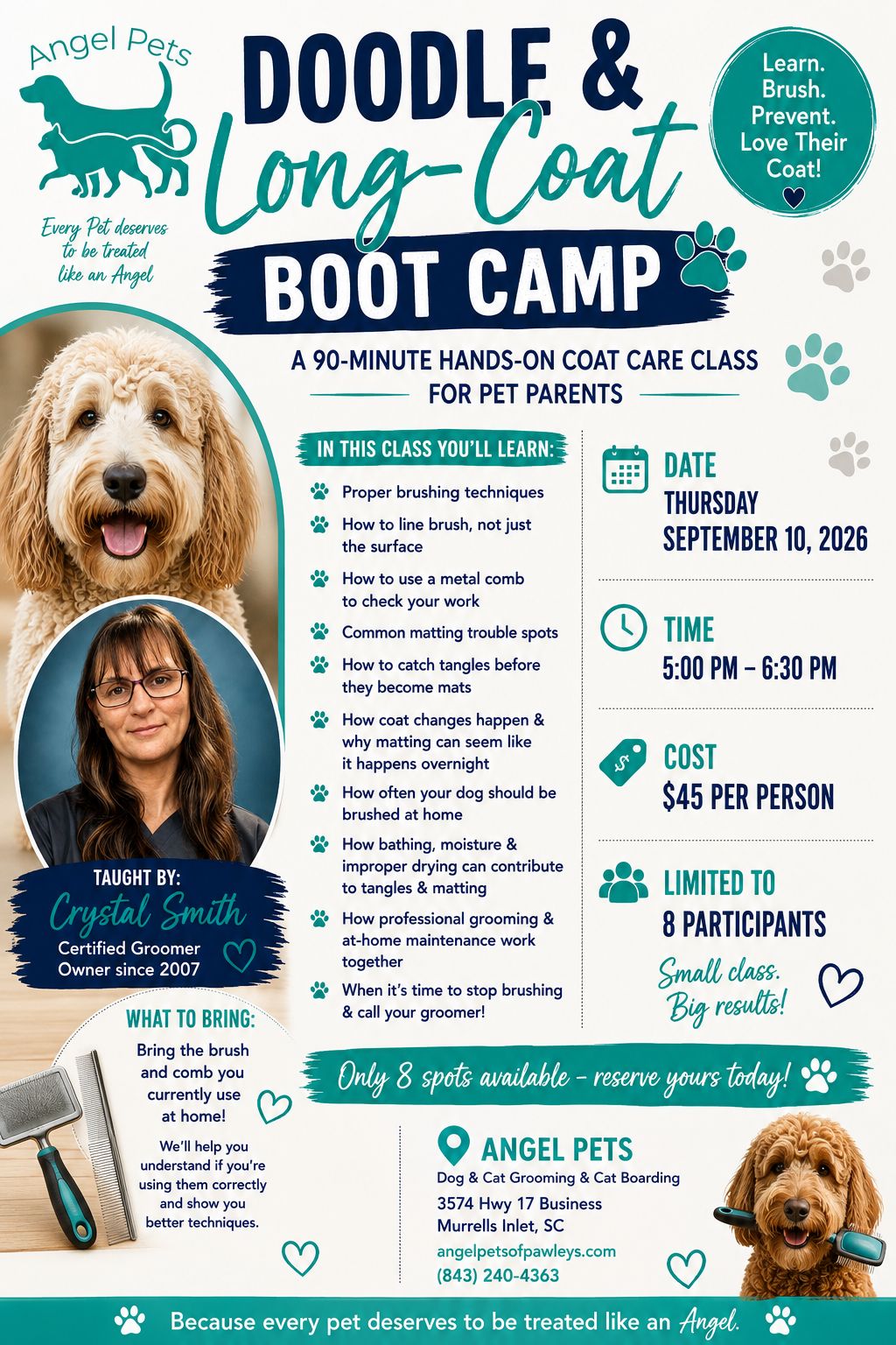 Doodle & Long Coat Boot Camp