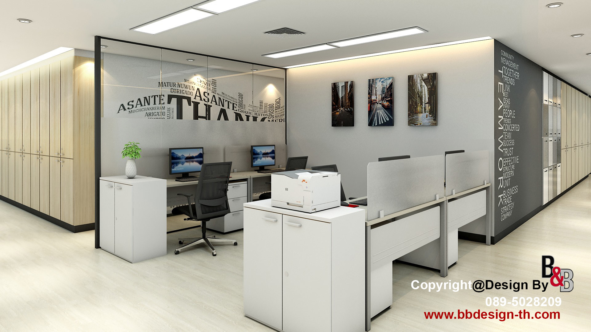 B&B Design ตกแต่งสำนักงาน ออกแบบออฟฟิศ - Home