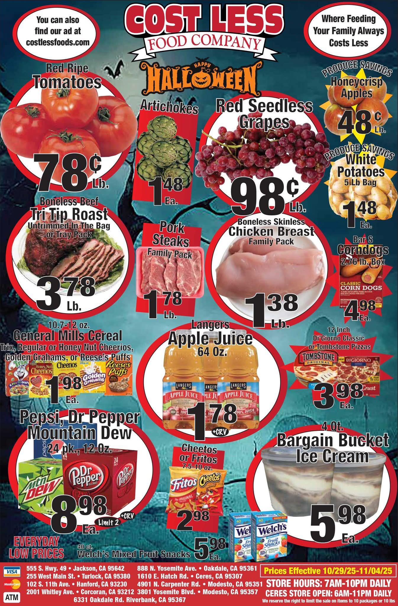 Cost Less Weekly Savings: Ad Runs: 10/29/25 - 11/4/25 🎃 👀Details⬇️in ...
