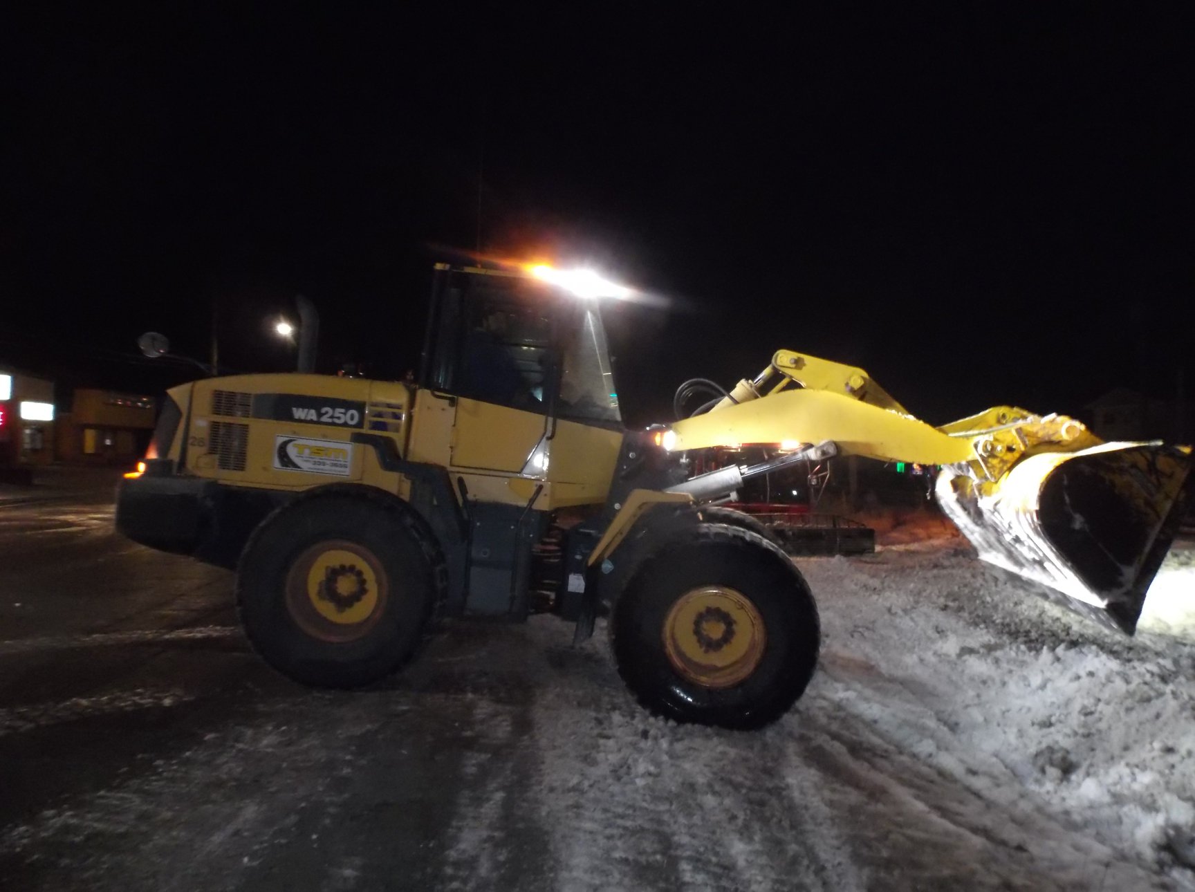 Kap Sno-Rovers - Here is a loader from T.S.M. ( Total road...