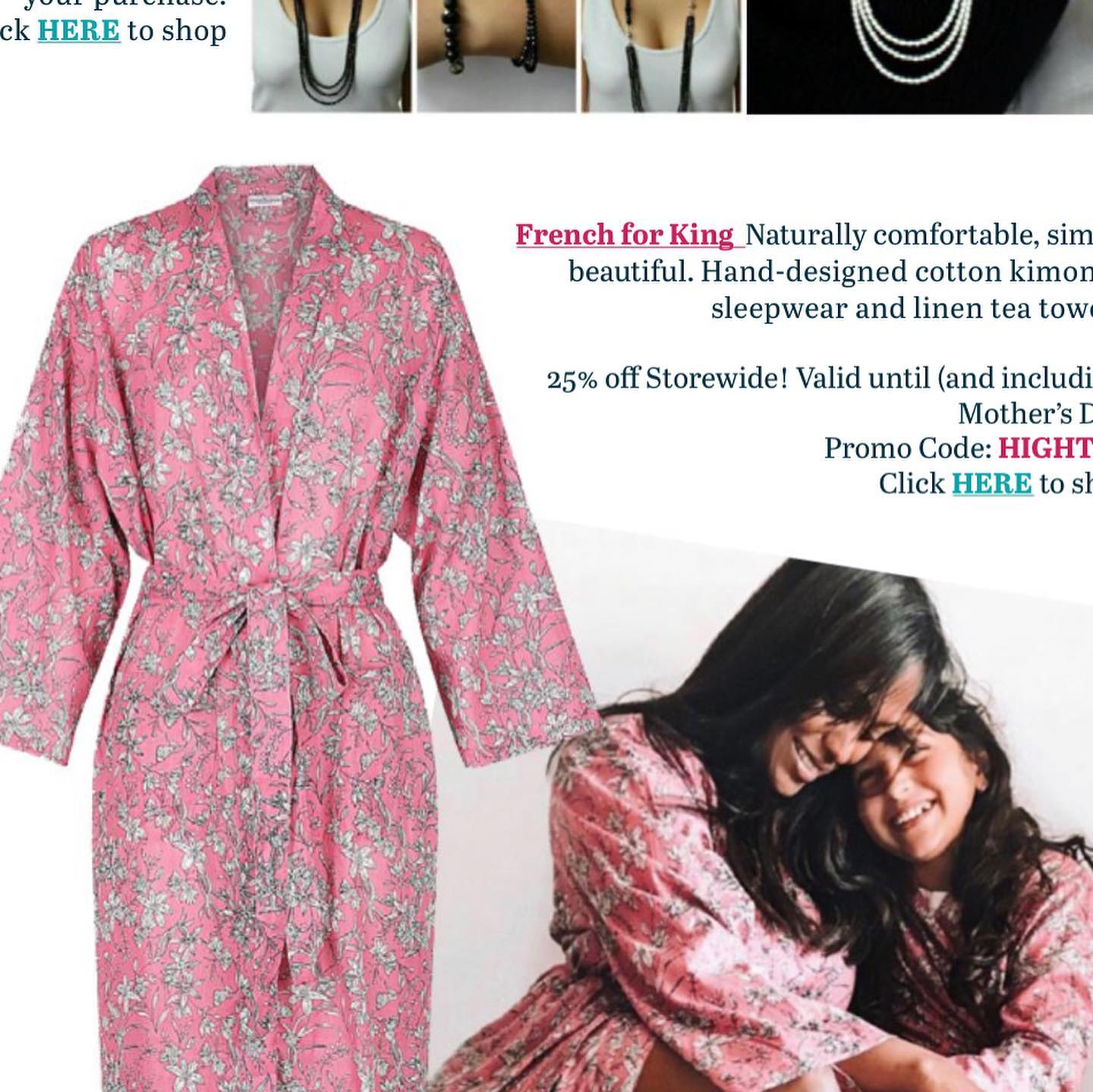 French for King - Our beautiful dusky pink ‘bloom’ robe -... | Facebook