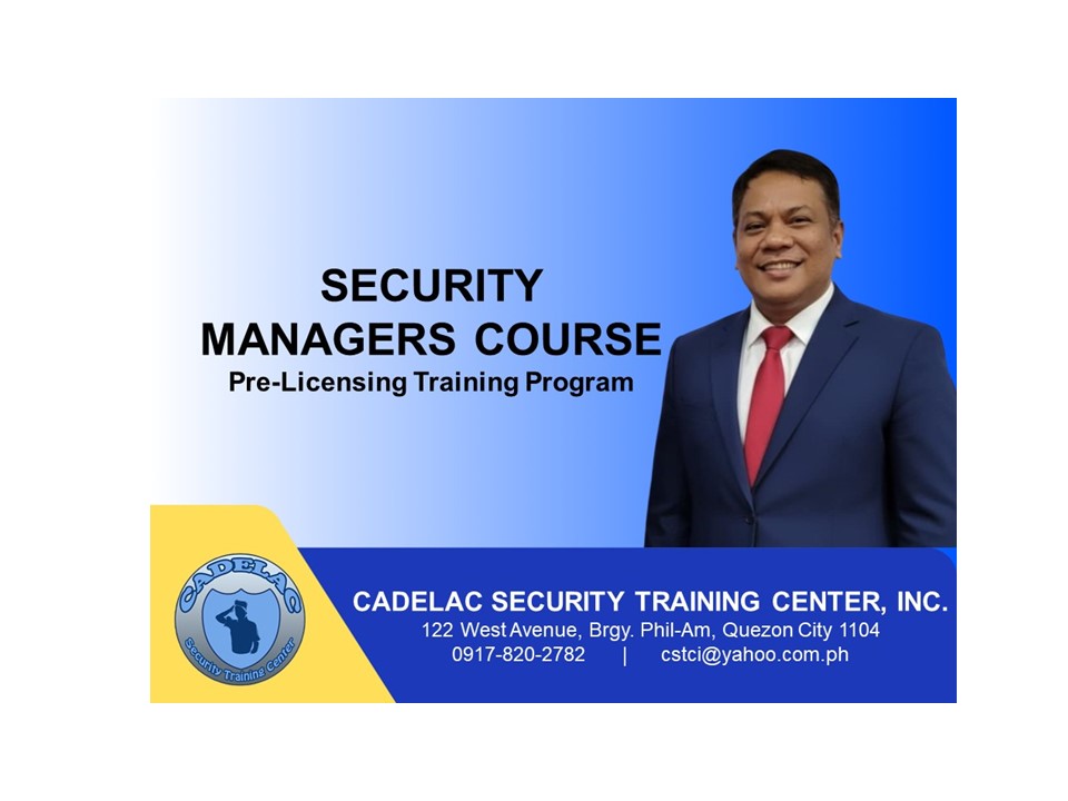 Security Manager Course