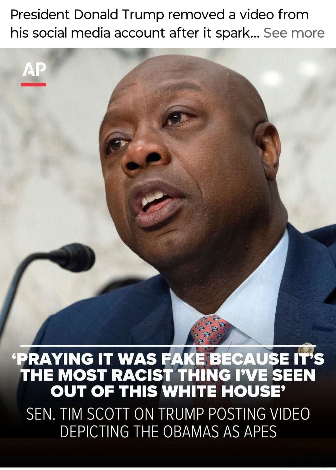 Min - UNCLE TOM (Tim Scott) WHEN ARE YOU GOING TO WAKE UP AND REALIZE ...
