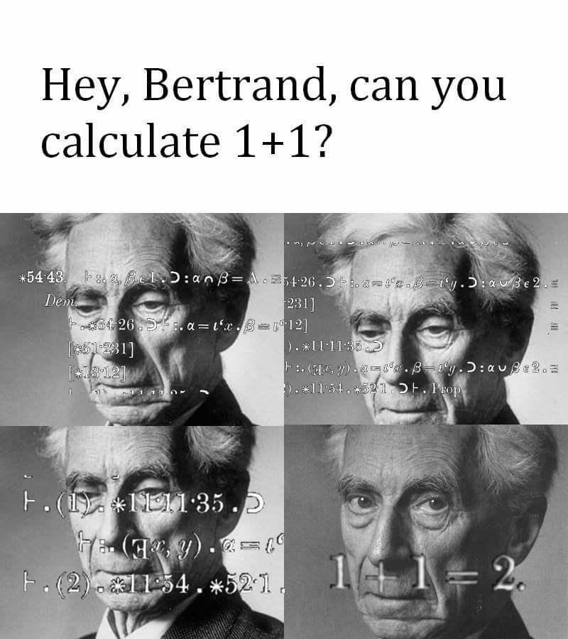 Satanic Mathematical Memes - Share if you've read Principia Mathematica ...