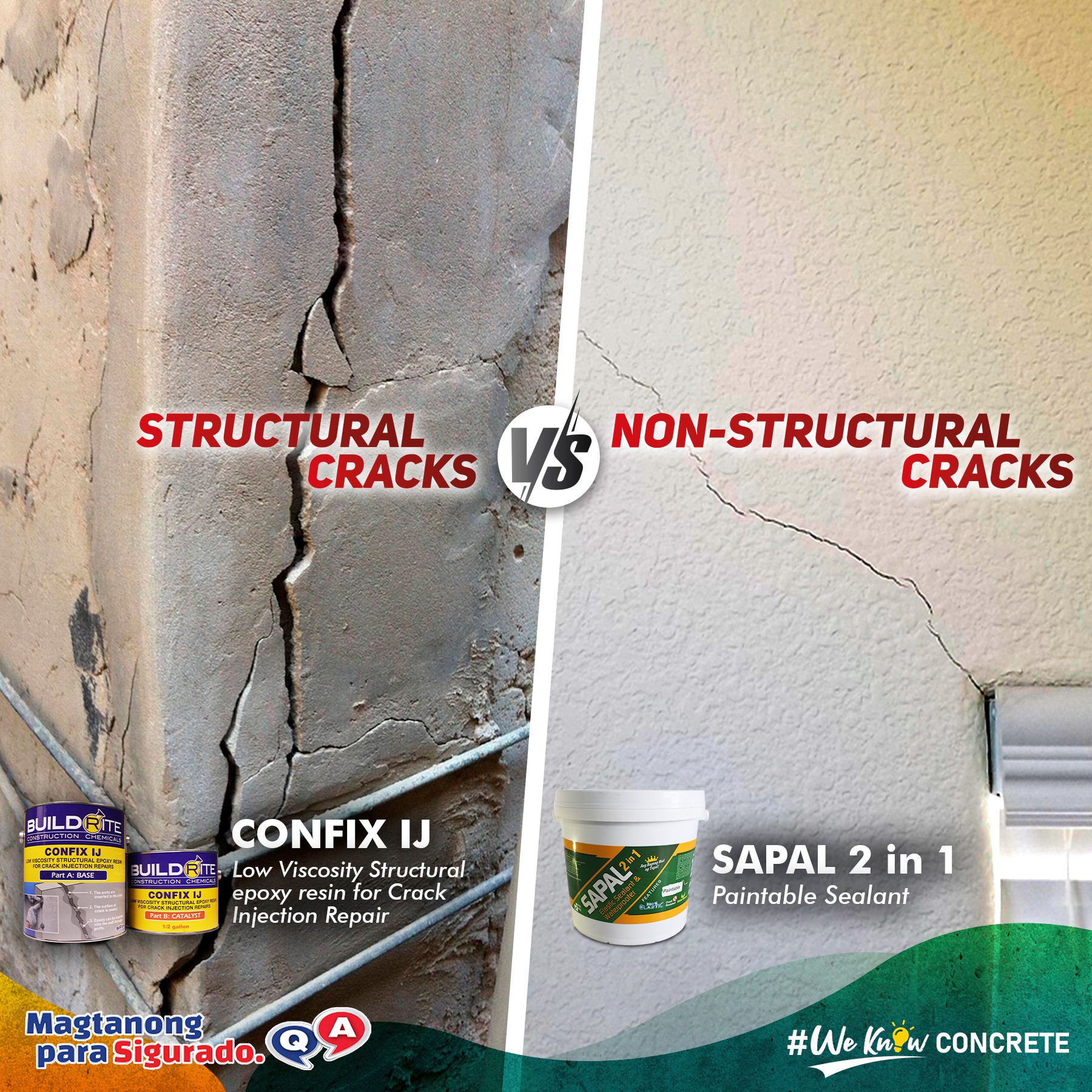 Buildrite Construction Chemicals - Structural cracks are deep-seated ...
