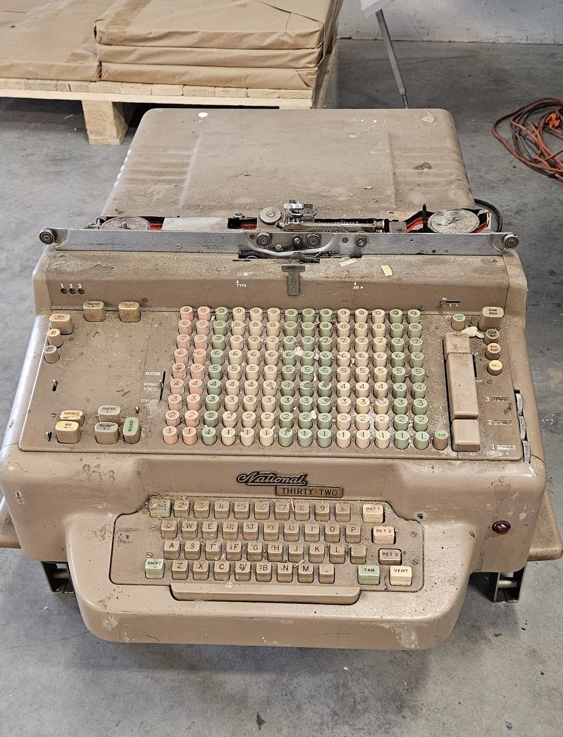 Where to find national bookkeeping machine manuals?