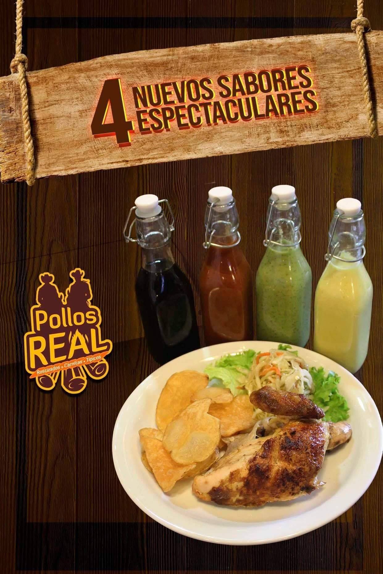 Pollos Real - 🤠 #SaboresReal 4 NUEVOS SABORES... | Facebook