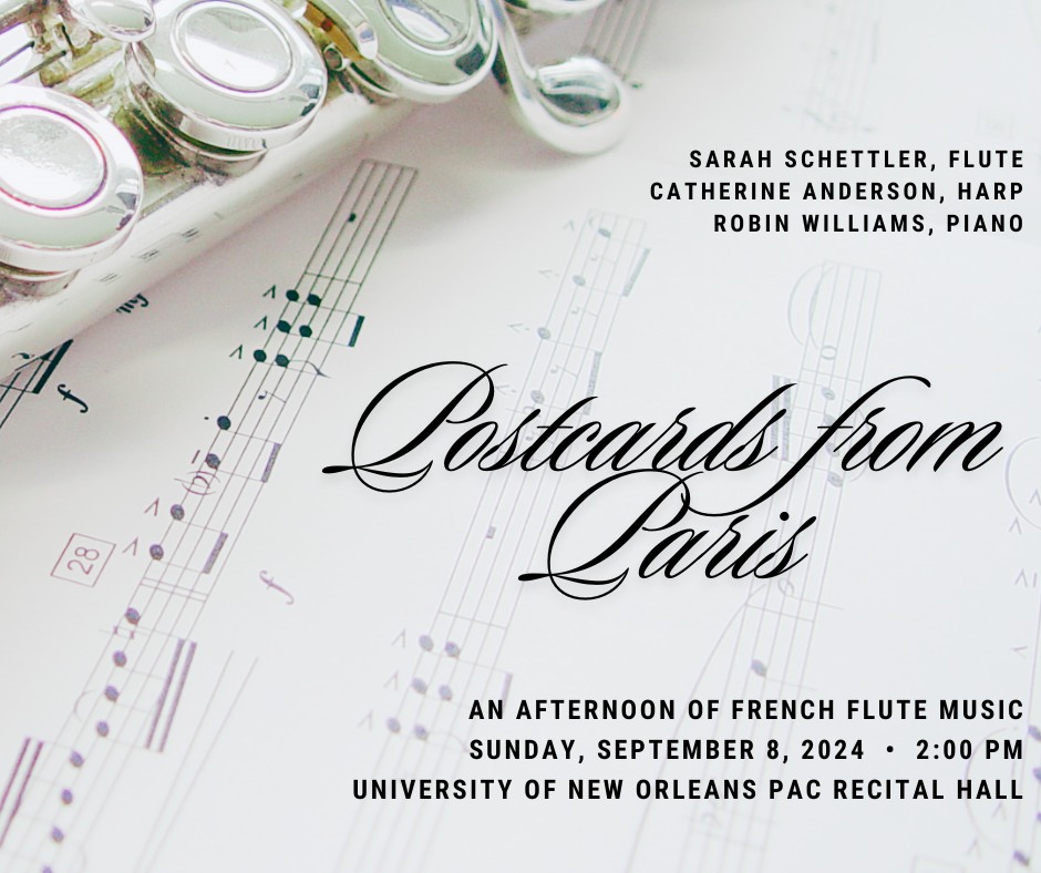Postcards From Paris - UNO Music Faculty Recital