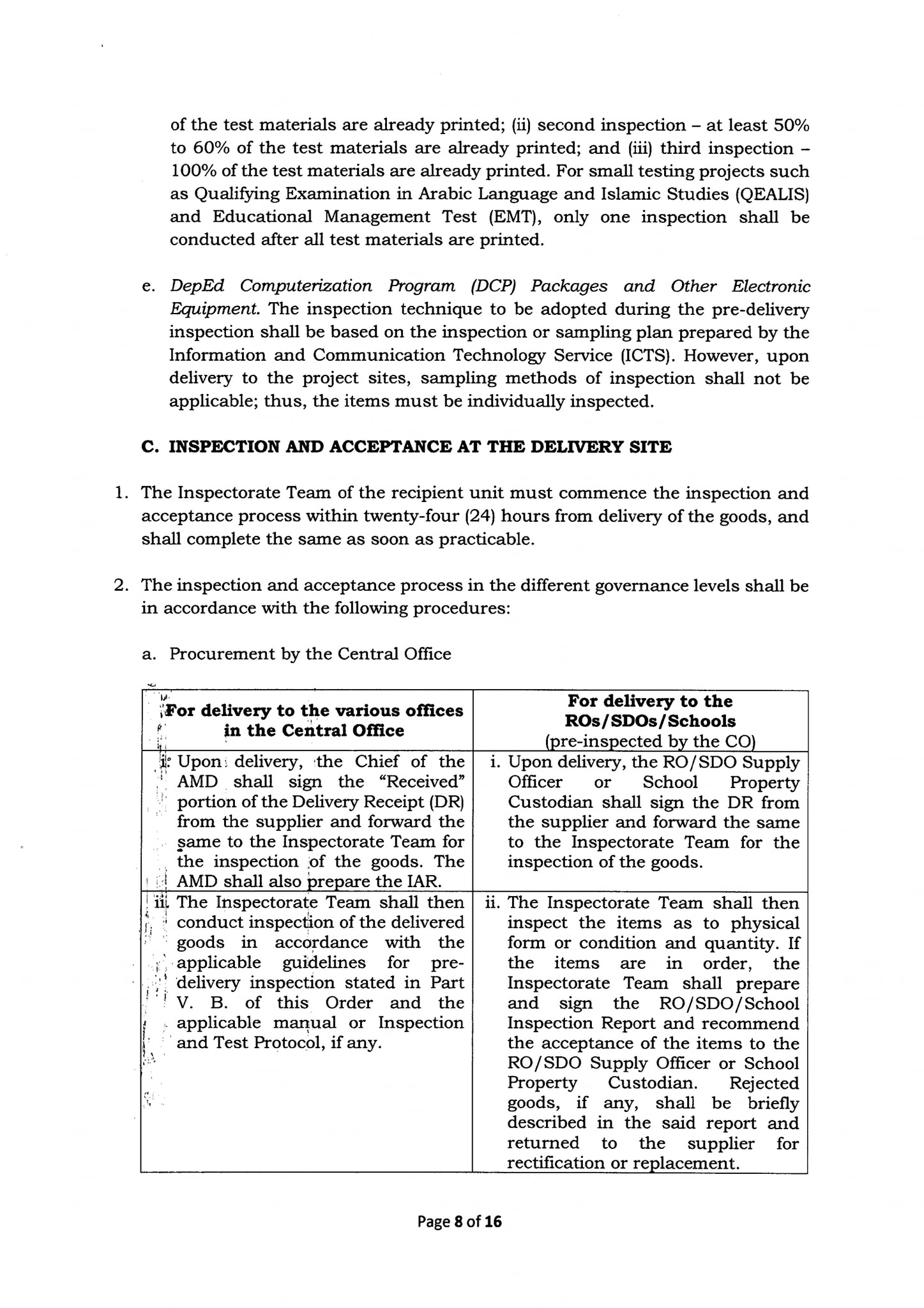 DepEd - [10 of 18] The Department of Education issues DepEd Order No ...