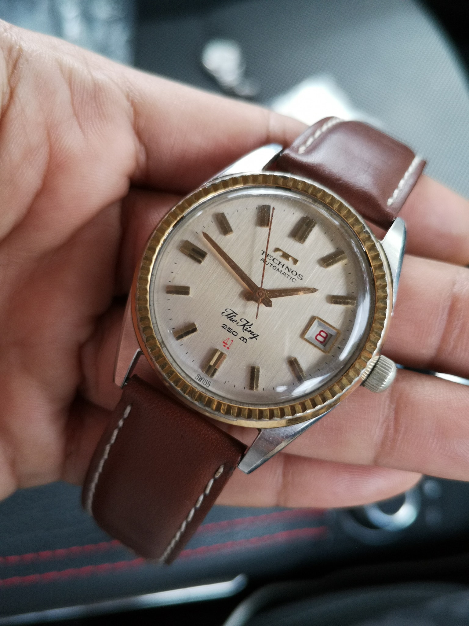 Technos The King Automatic 41 Jewels 250MM มะยมเกลียว ราคาเพียง 