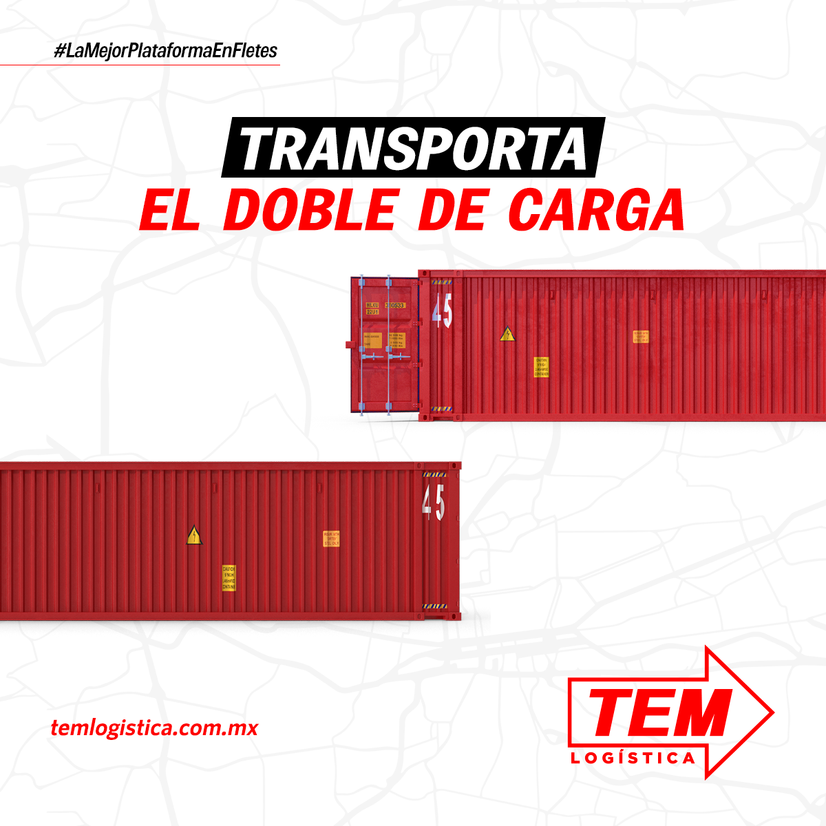 TEM Logística - 🚚 Reduce el número de viajes,... | Facebook