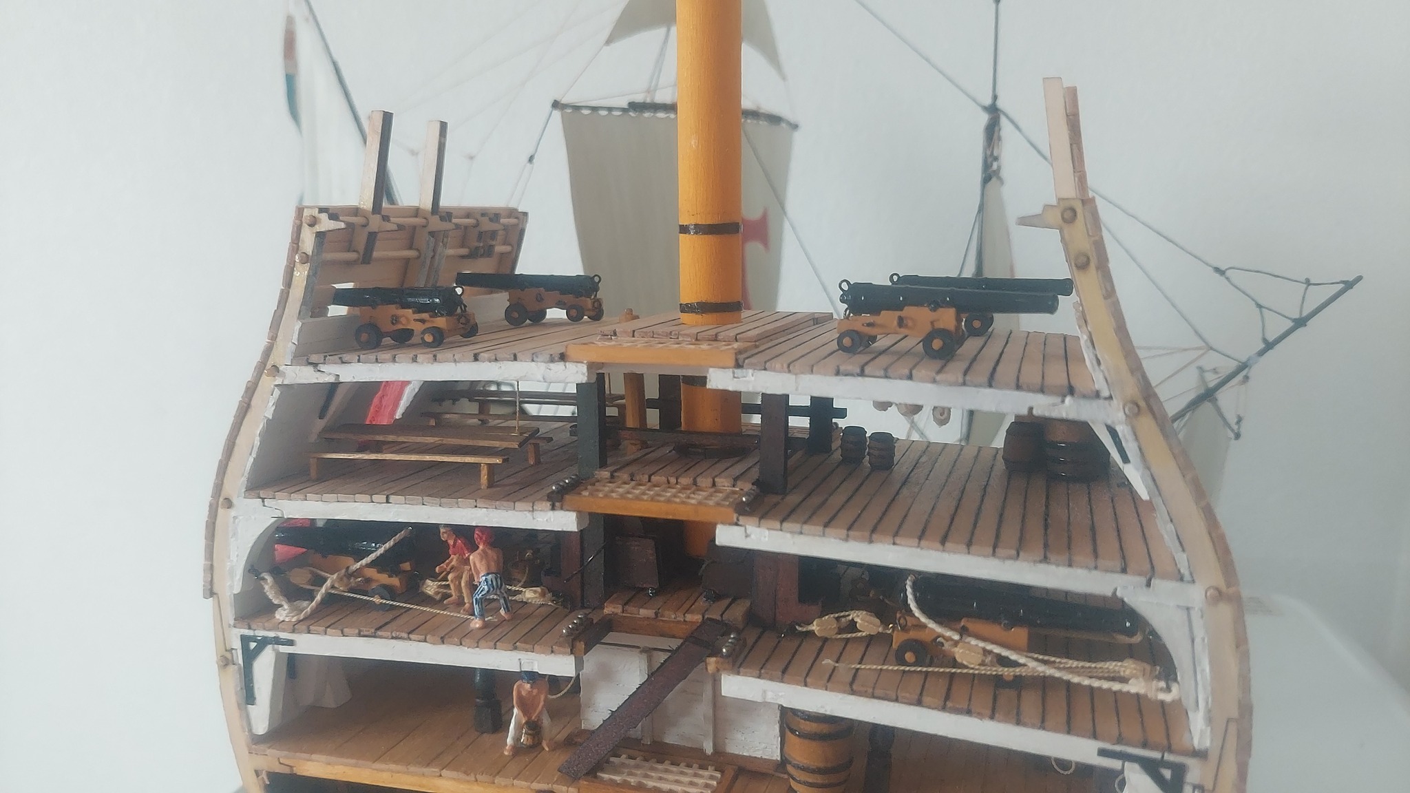 HMS Victory model from DeAgostini kit
