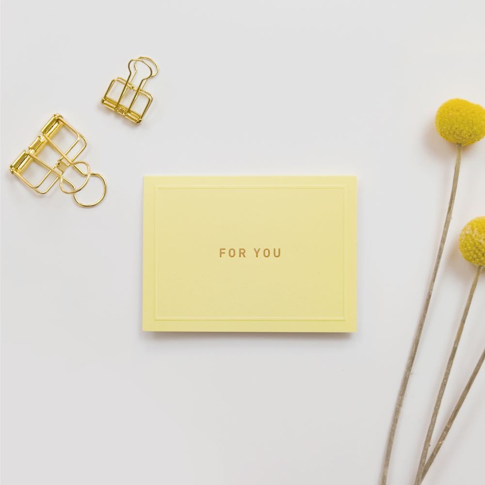 [Mini Message Card - FOR YOU] 마음의... - Reborndesignstudio | Facebook