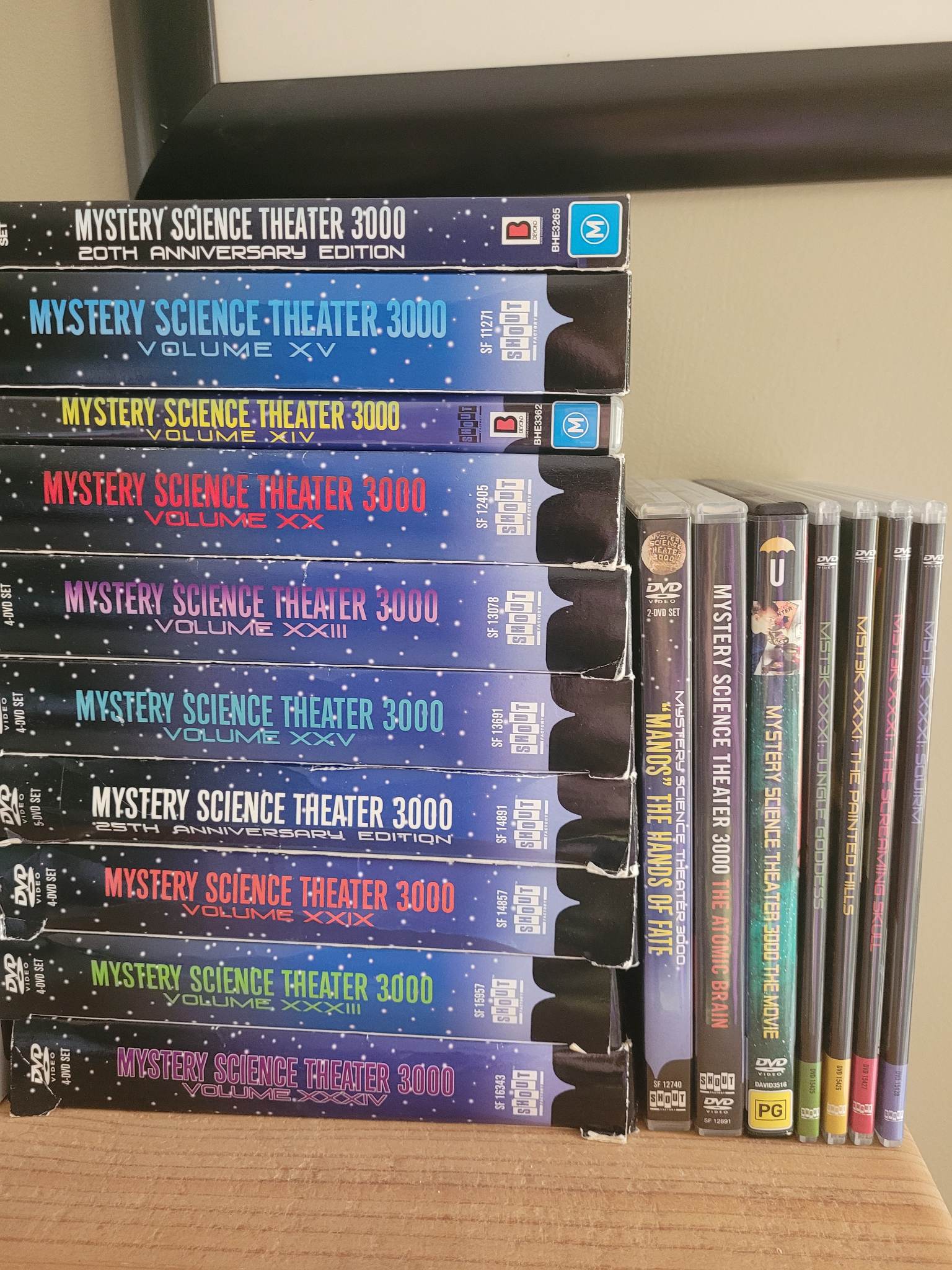 MST3K fan collects all box set figures and box sets
