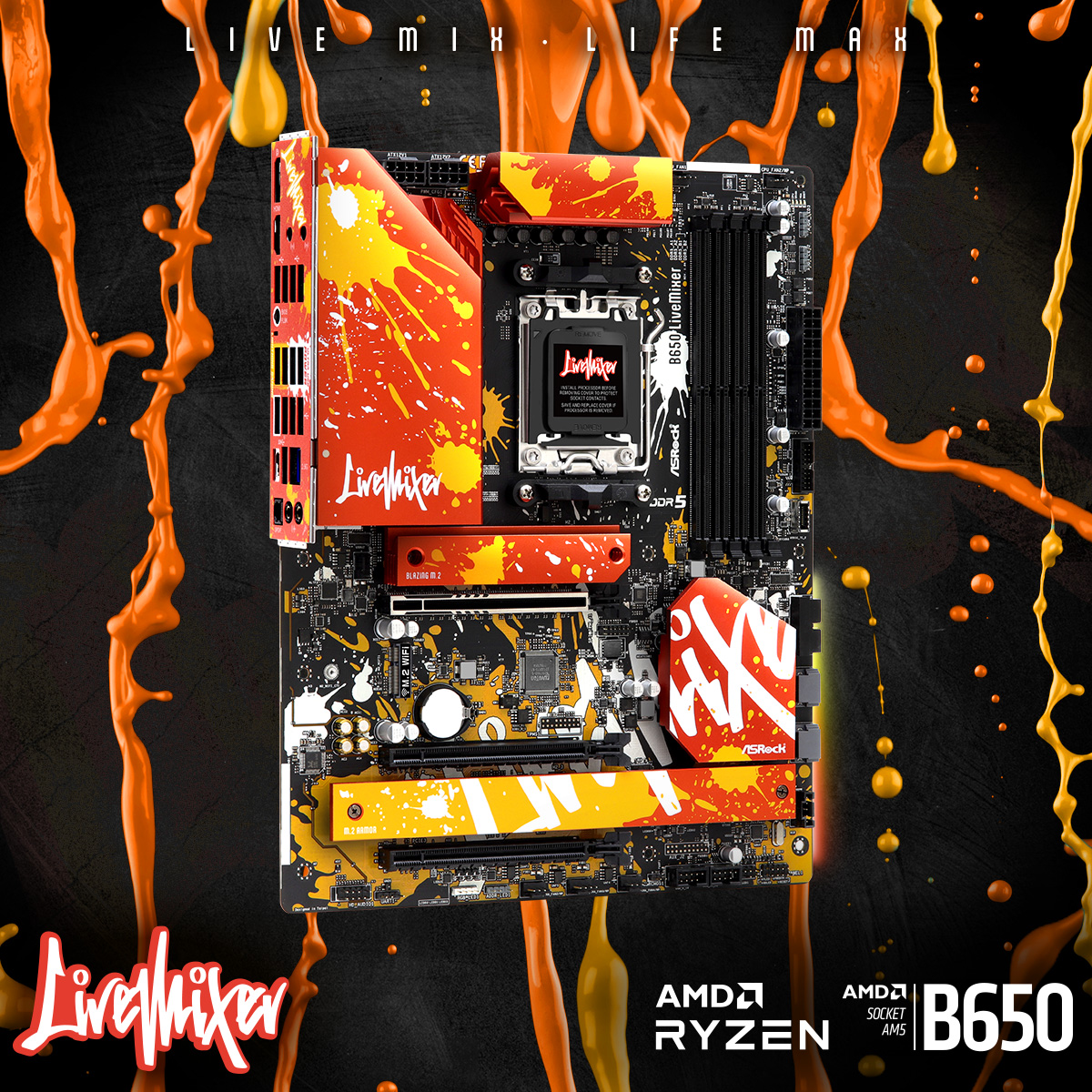 ASRock - Passed live streaming device tests🚧, B650 LiveMixer is one ...
